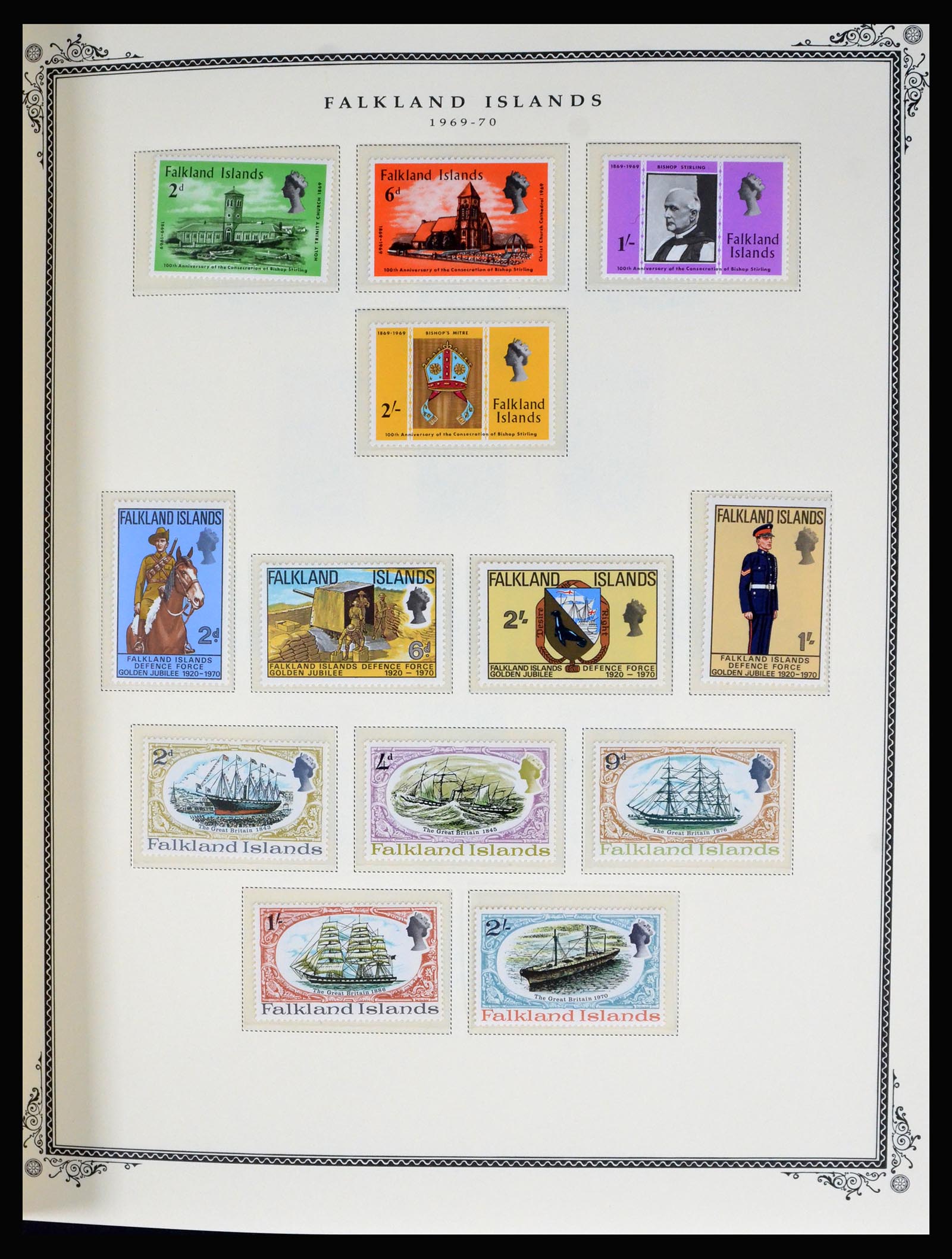 40247 0008 - Postzegelverzameling 40247 Engelse koloniën 1953-2006.