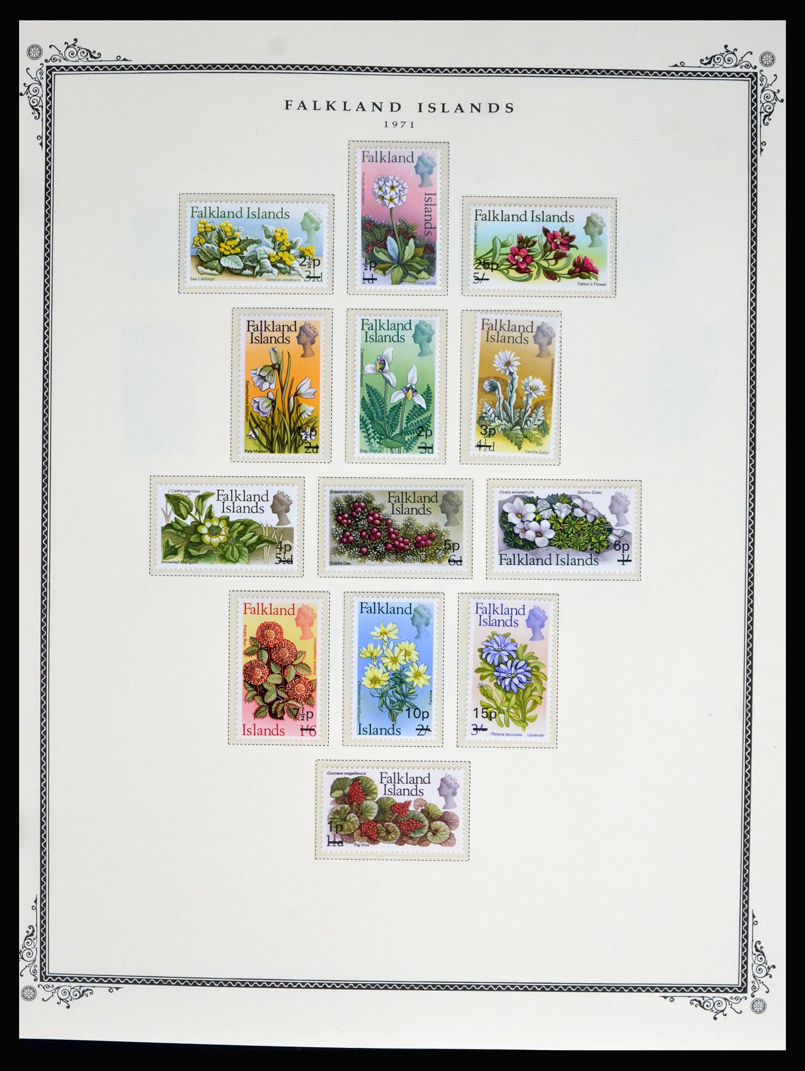 40247 0009 - Postzegelverzameling 40247 Engelse koloniën 1953-2006.