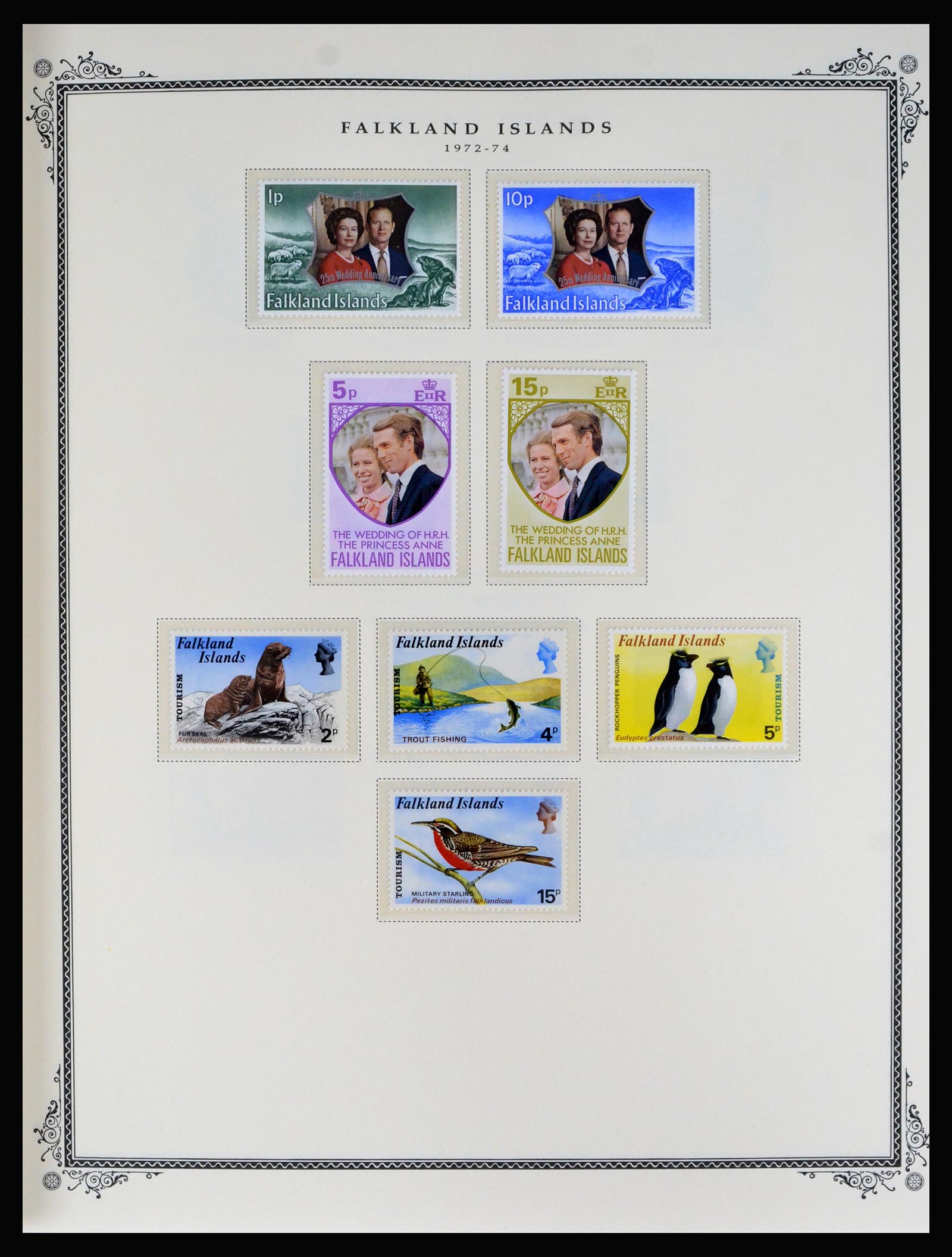 40247 0011 - Postzegelverzameling 40247 Engelse koloniën 1953-2006.