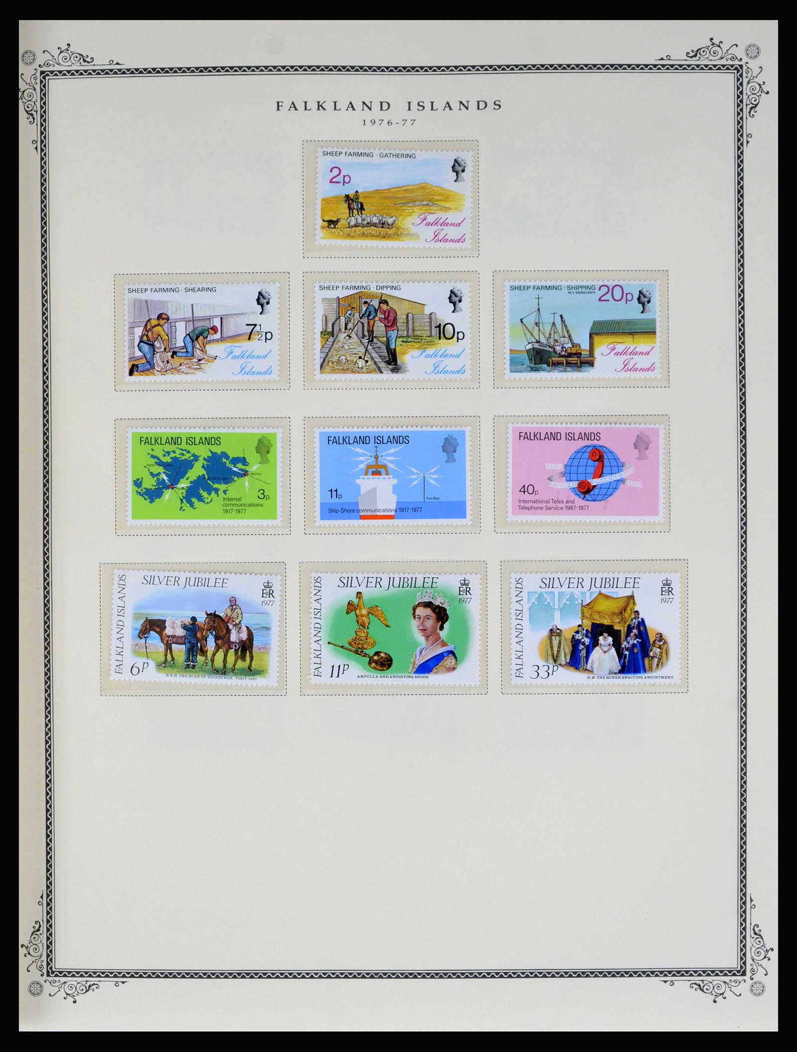 40247 0015 - Postzegelverzameling 40247 Engelse koloniën 1953-2006.