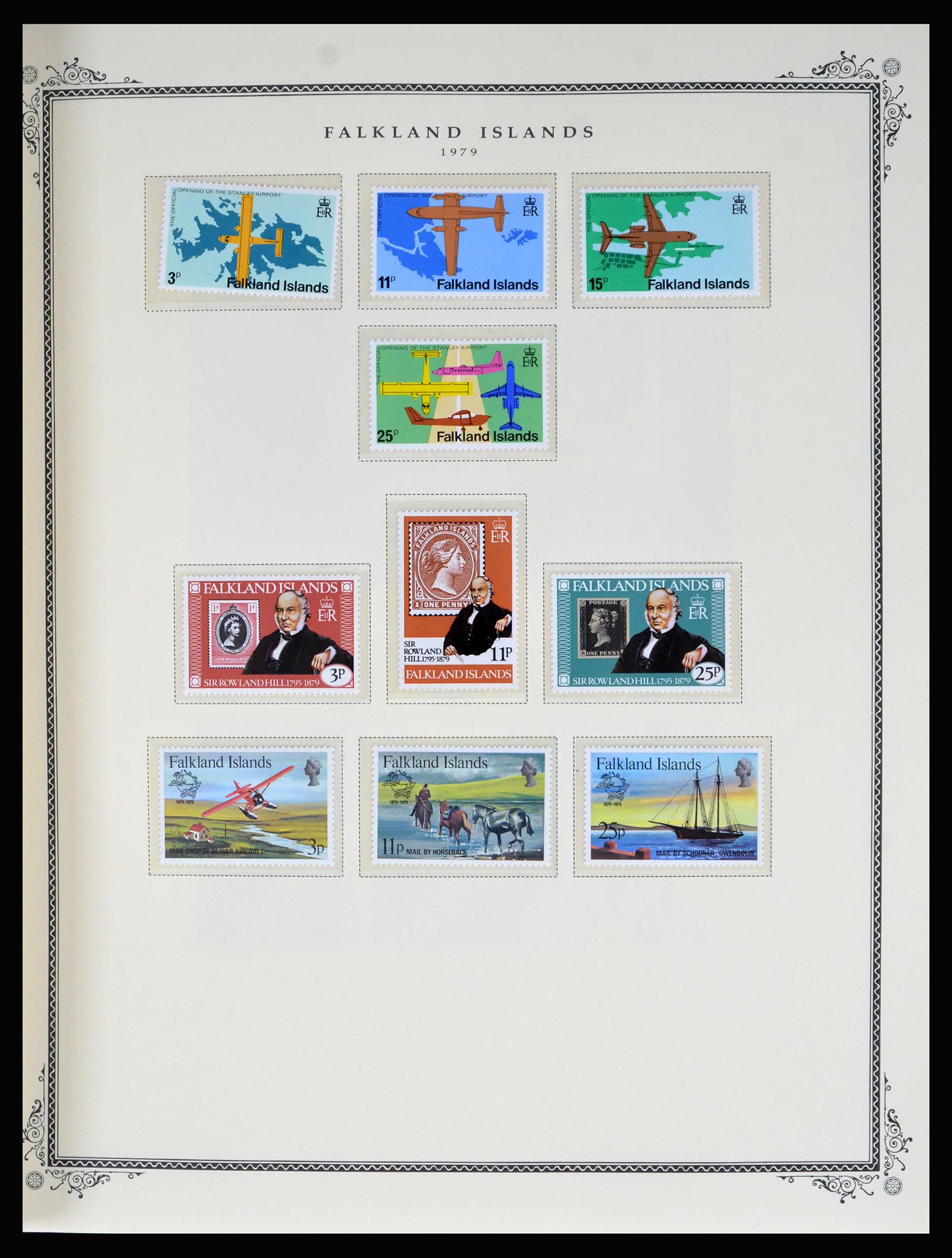 40247 0019 - Postzegelverzameling 40247 Engelse koloniën 1953-2006.