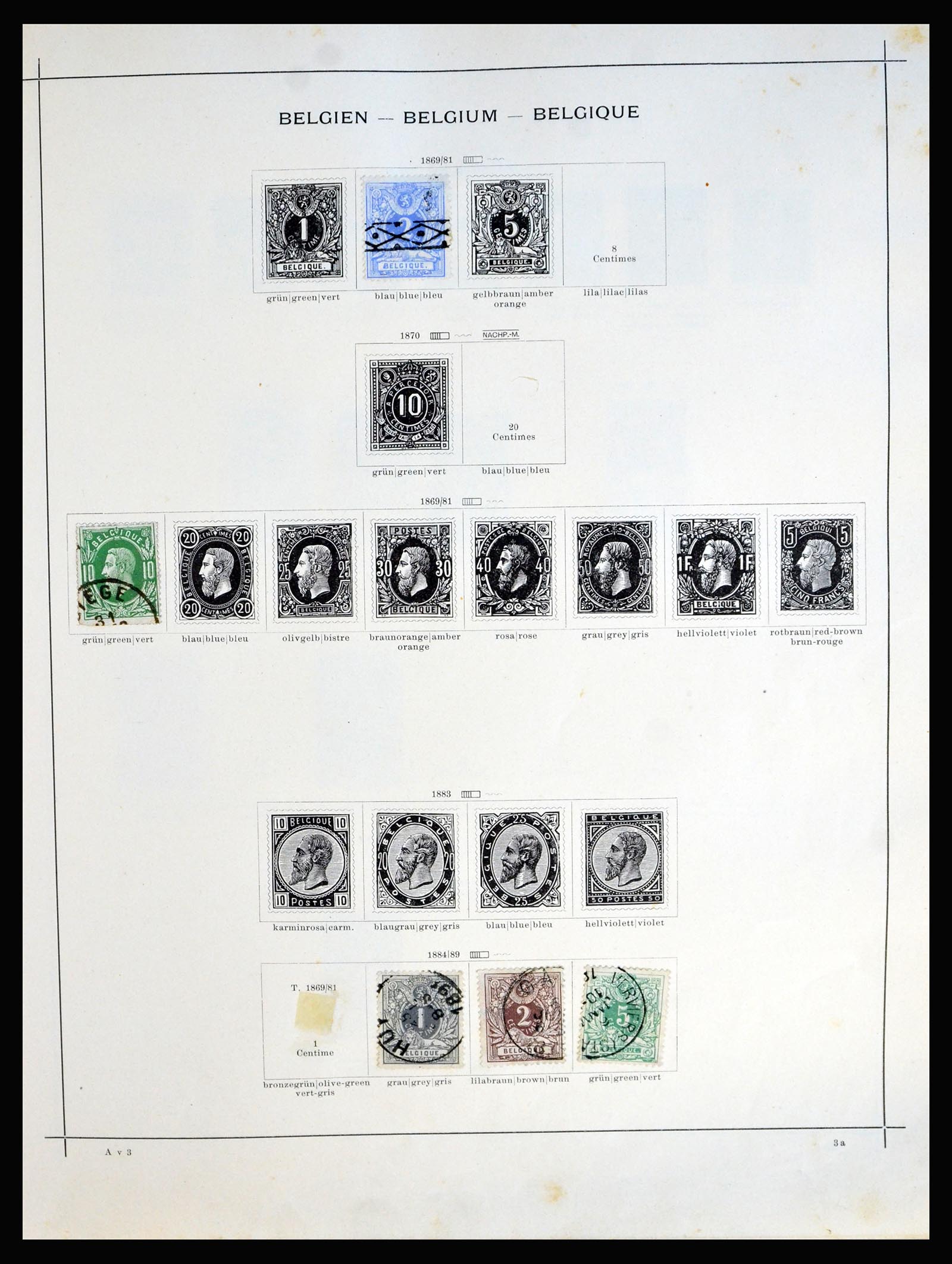 40249 0007 - Postzegelverzameling 40249 Wereld 1850-1910.