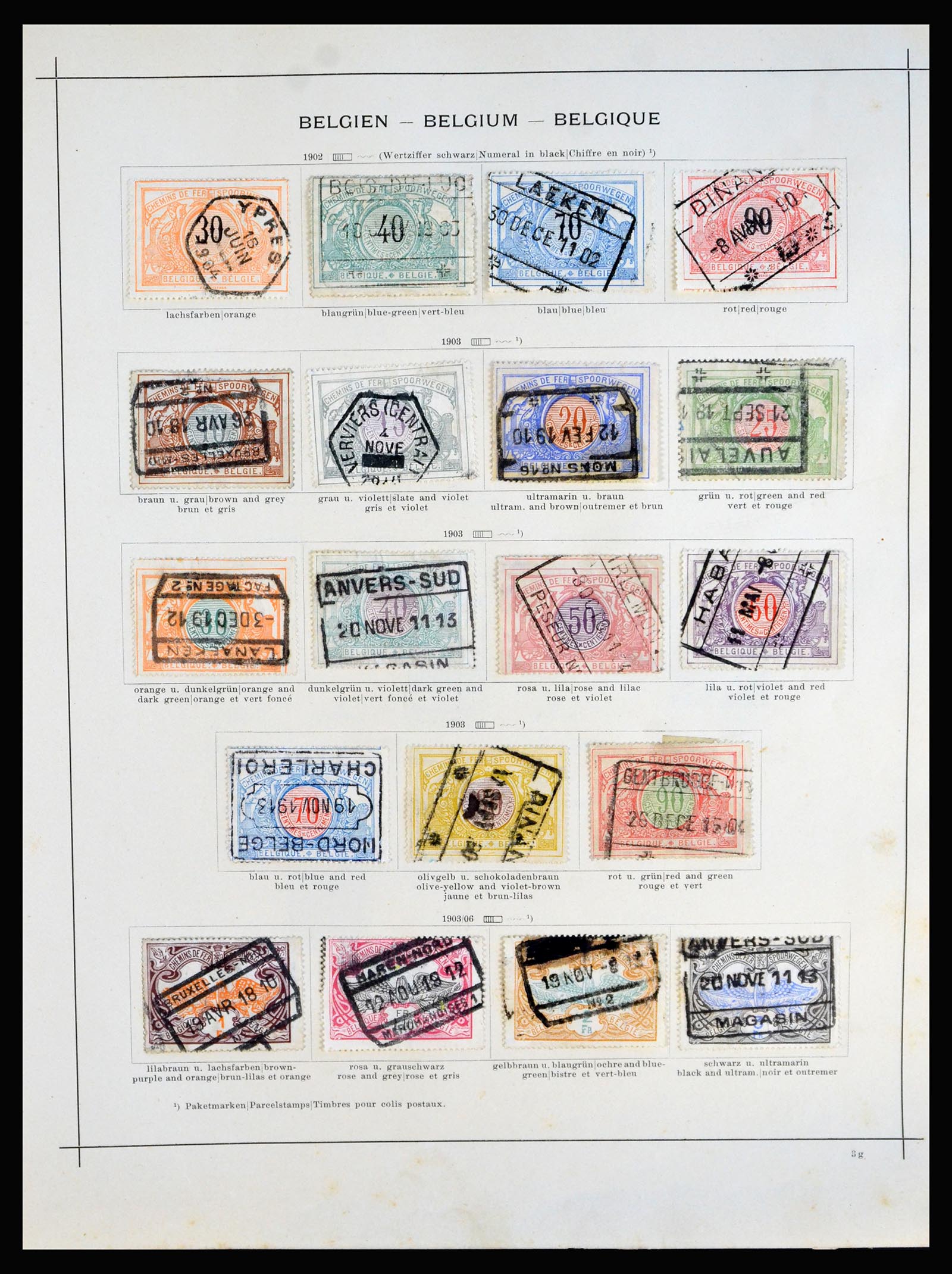 40249 0013 - Postzegelverzameling 40249 Wereld 1850-1910.