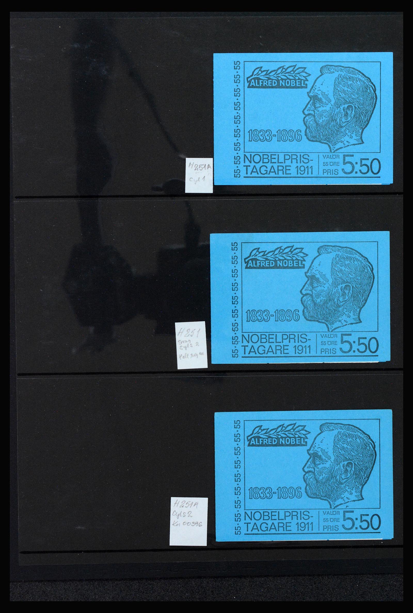 40250 0001 - Postzegelverzameling 40250 Zweden postzegelboekjes 1913(!!)-2000.