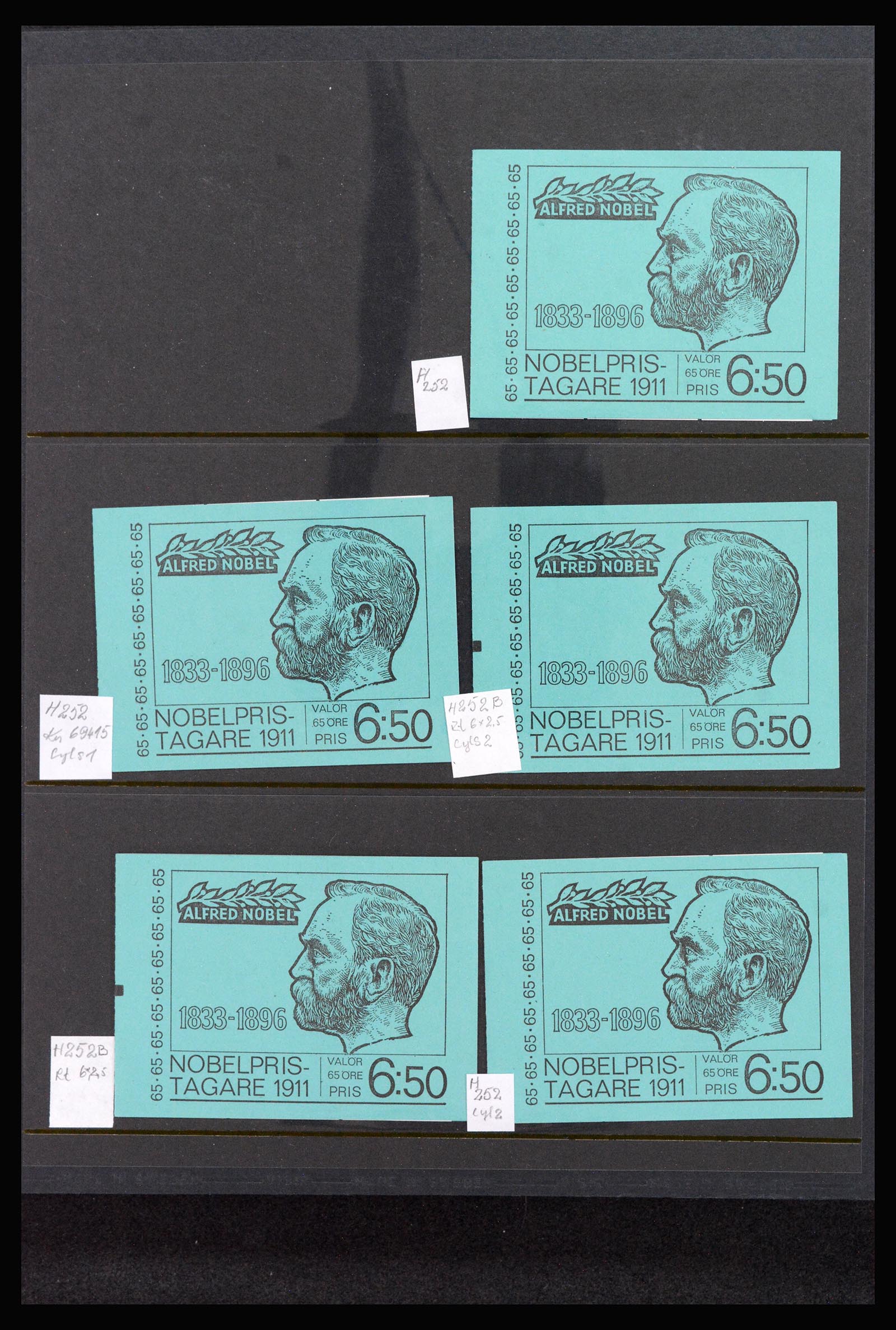 40250 0002 - Postzegelverzameling 40250 Zweden postzegelboekjes 1913(!!)-2000.
