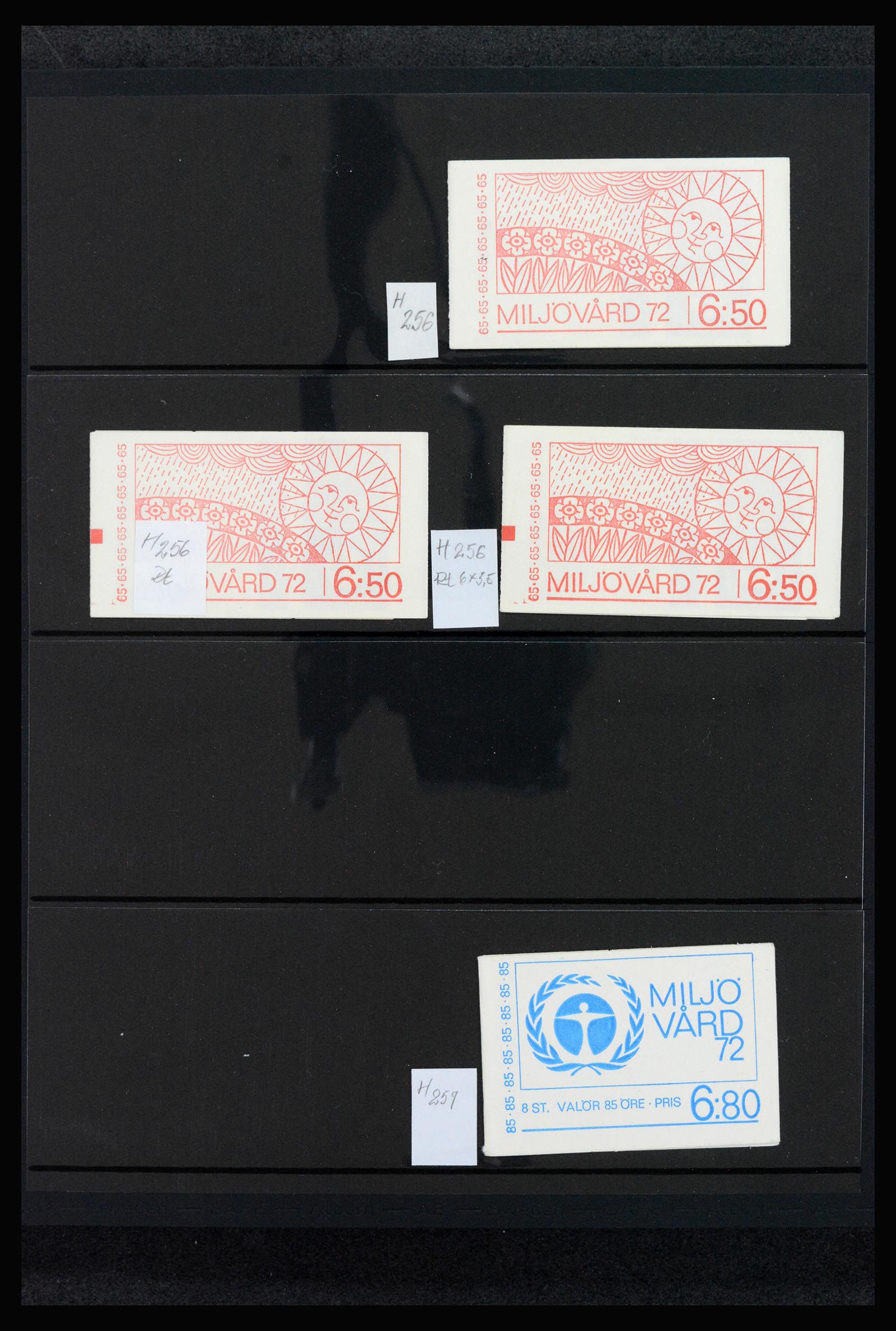 40250 0007 - Postzegelverzameling 40250 Zweden postzegelboekjes 1913(!!)-2000.