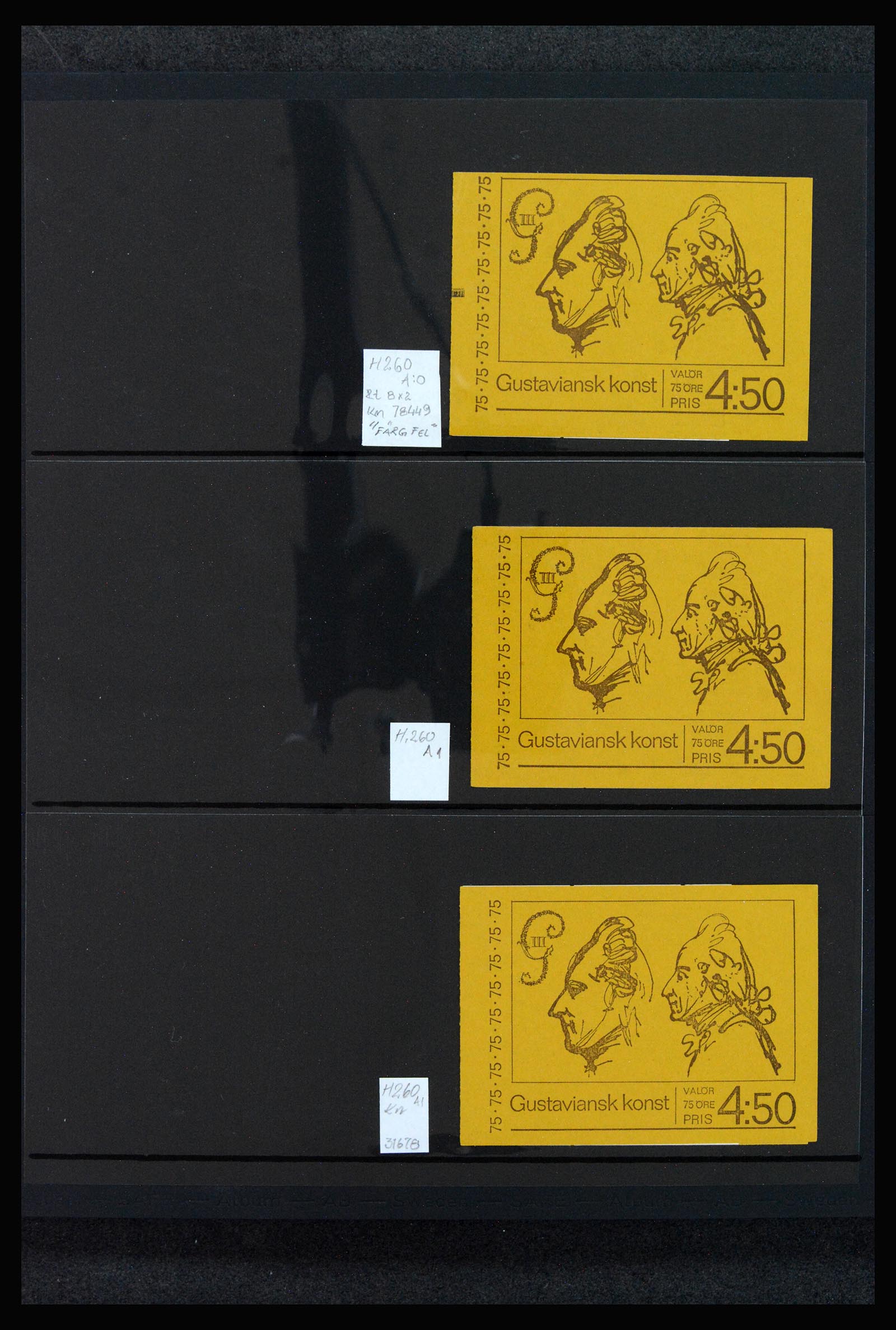 40250 0013 - Postzegelverzameling 40250 Zweden postzegelboekjes 1913(!!)-2000.