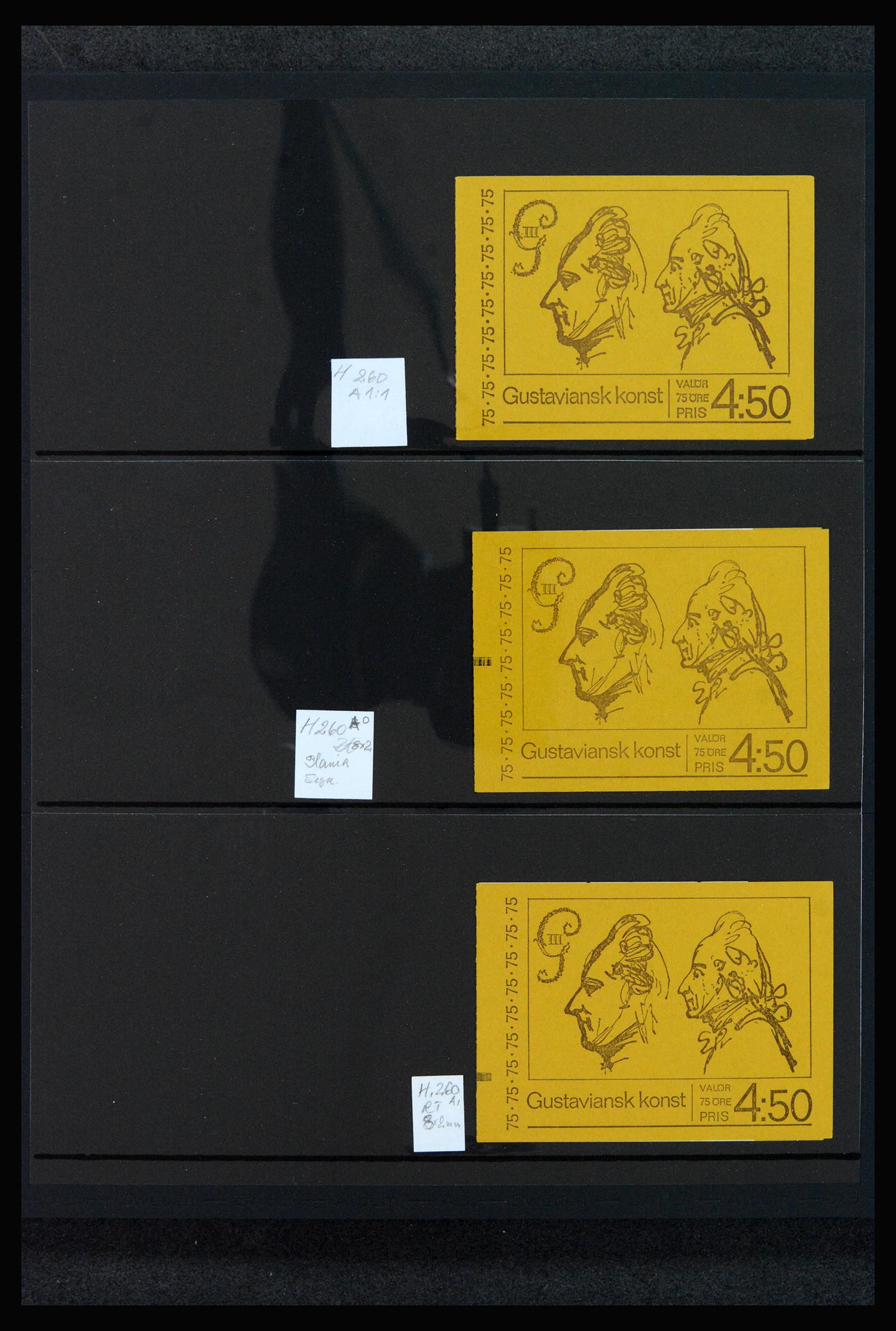 40250 0014 - Postzegelverzameling 40250 Zweden postzegelboekjes 1913(!!)-2000.