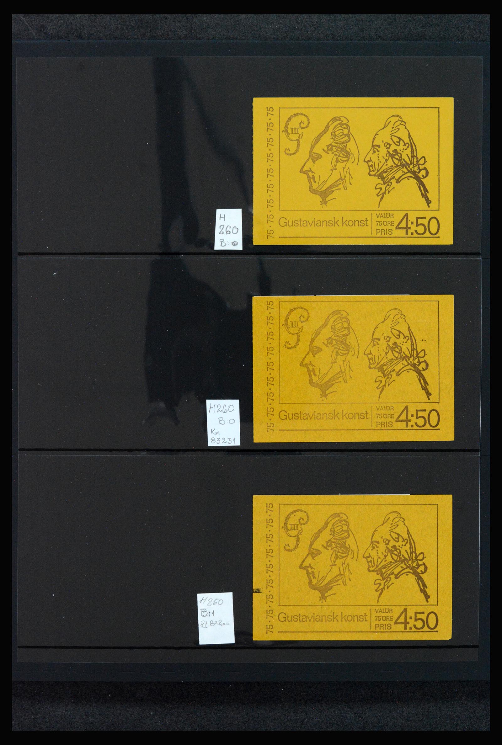 40250 0015 - Postzegelverzameling 40250 Zweden postzegelboekjes 1913(!!)-2000.