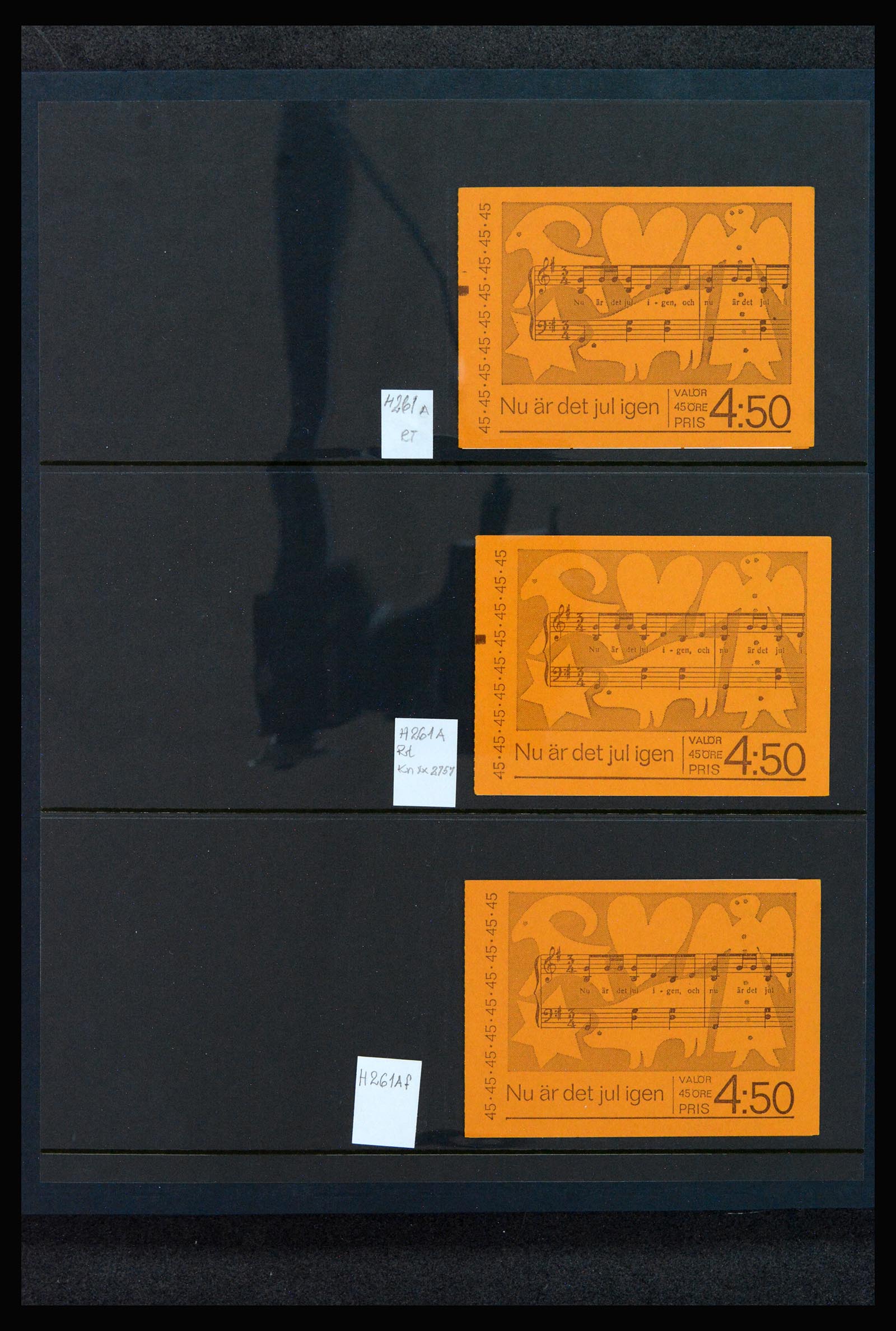 40250 0017 - Postzegelverzameling 40250 Zweden postzegelboekjes 1913(!!)-2000.