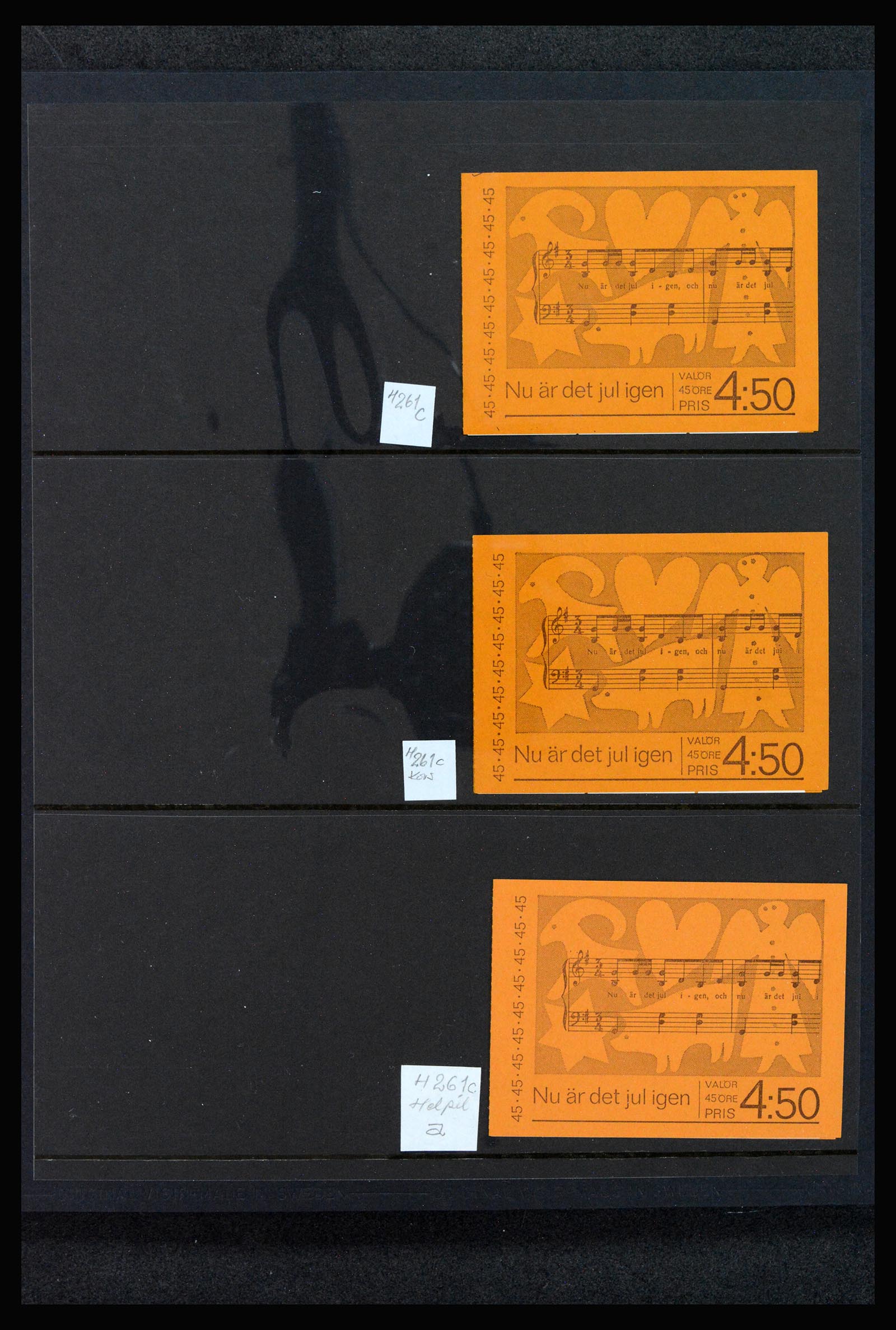 40250 0018 - Postzegelverzameling 40250 Zweden postzegelboekjes 1913(!!)-2000.