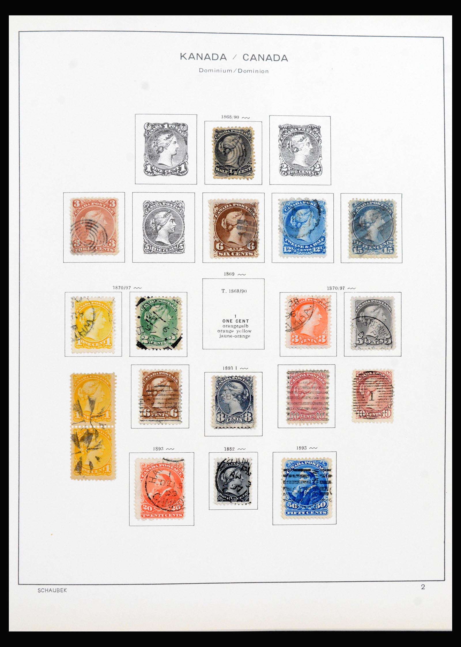 40251 0002 - Stamp collection 40251 Canada 1859-1986.