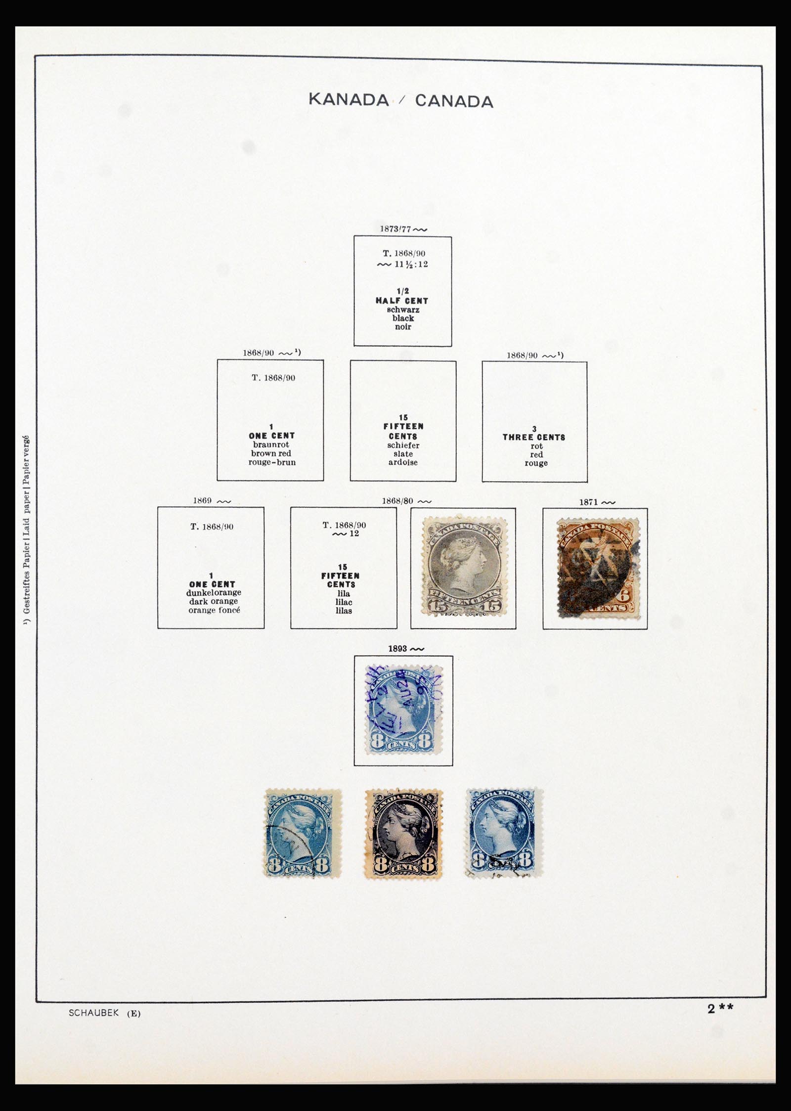 40251 0003 - Stamp collection 40251 Canada 1859-1986.