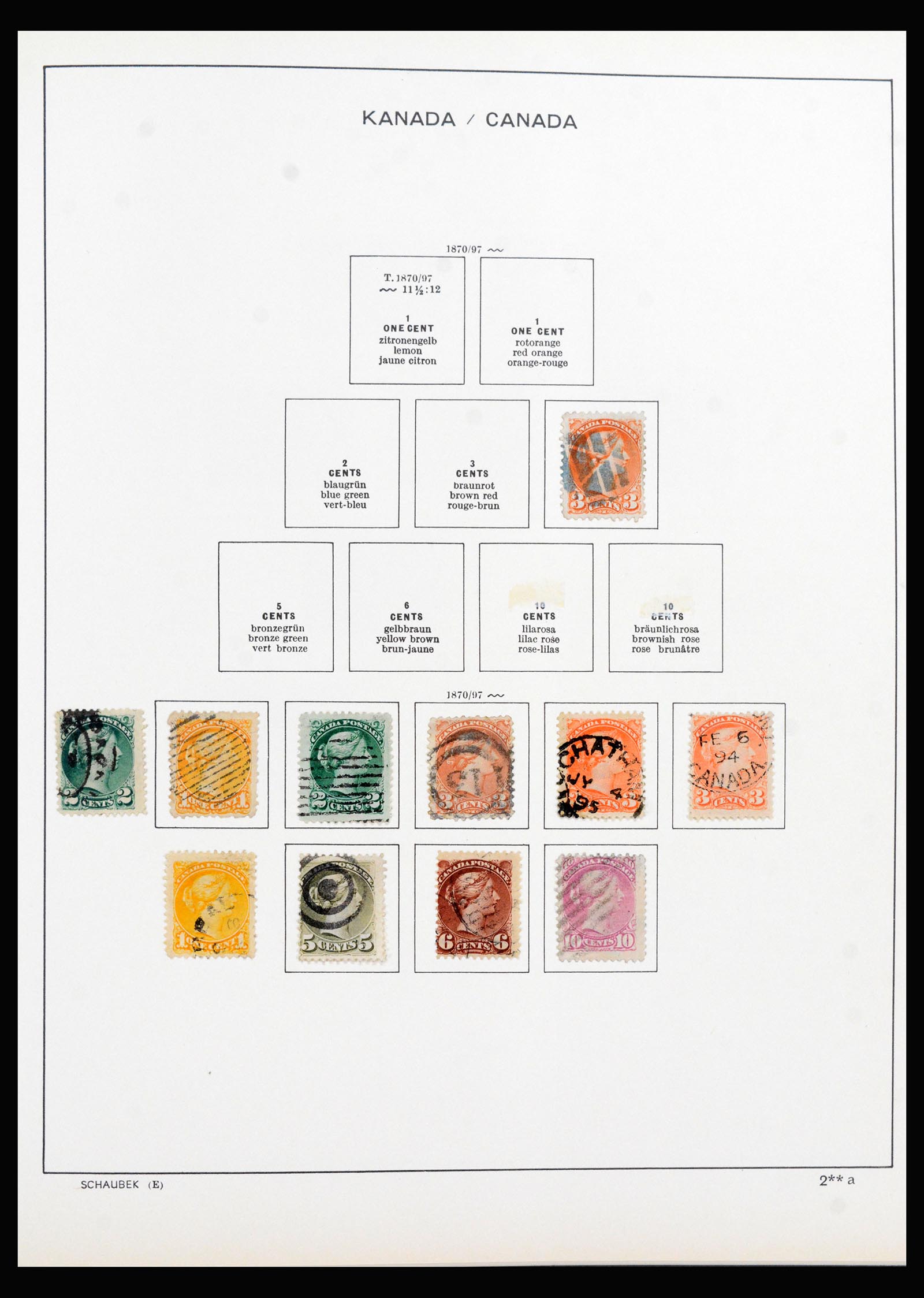 40251 0004 - Stamp collection 40251 Canada 1859-1986.