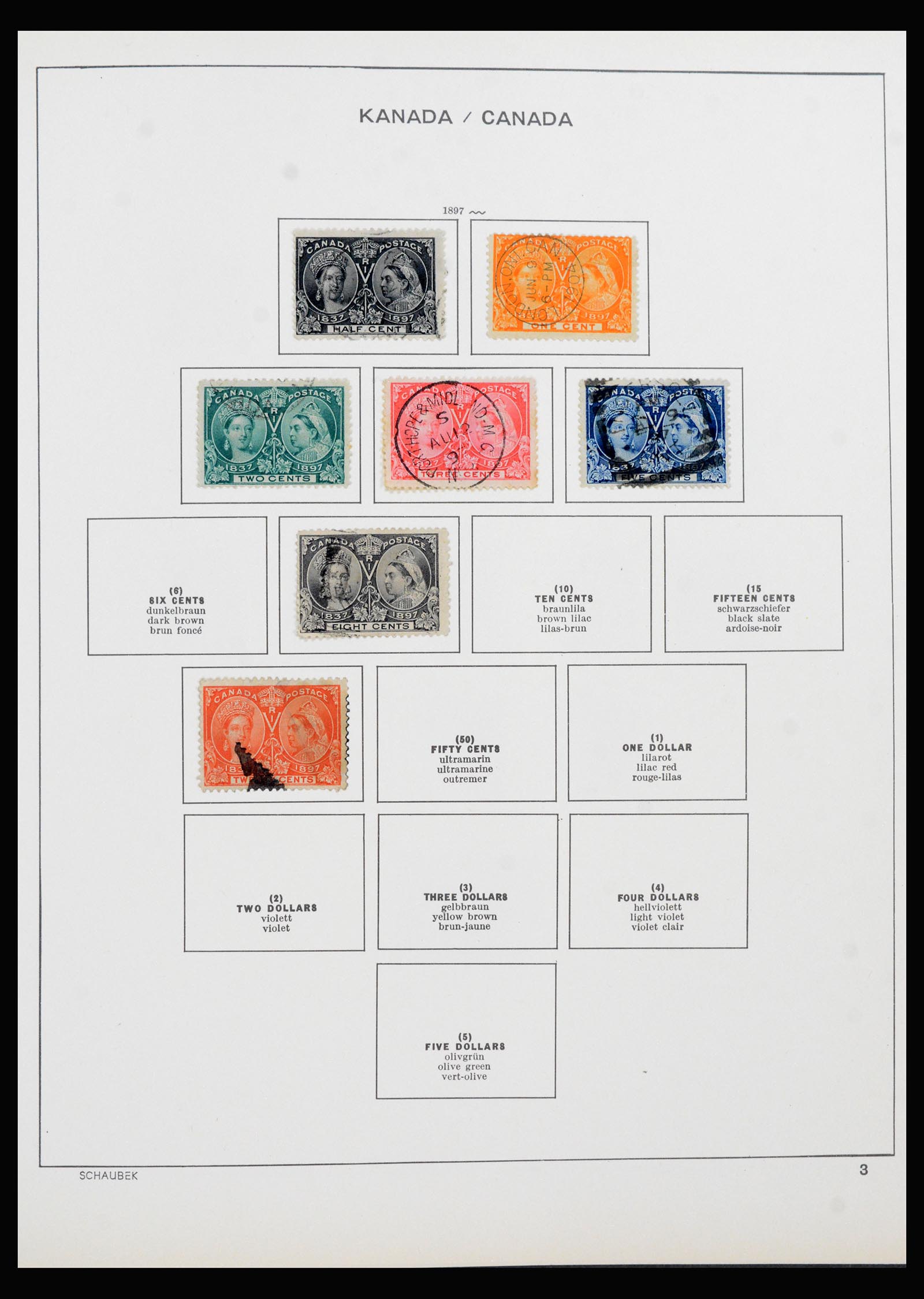 40251 0005 - Stamp collection 40251 Canada 1859-1986.