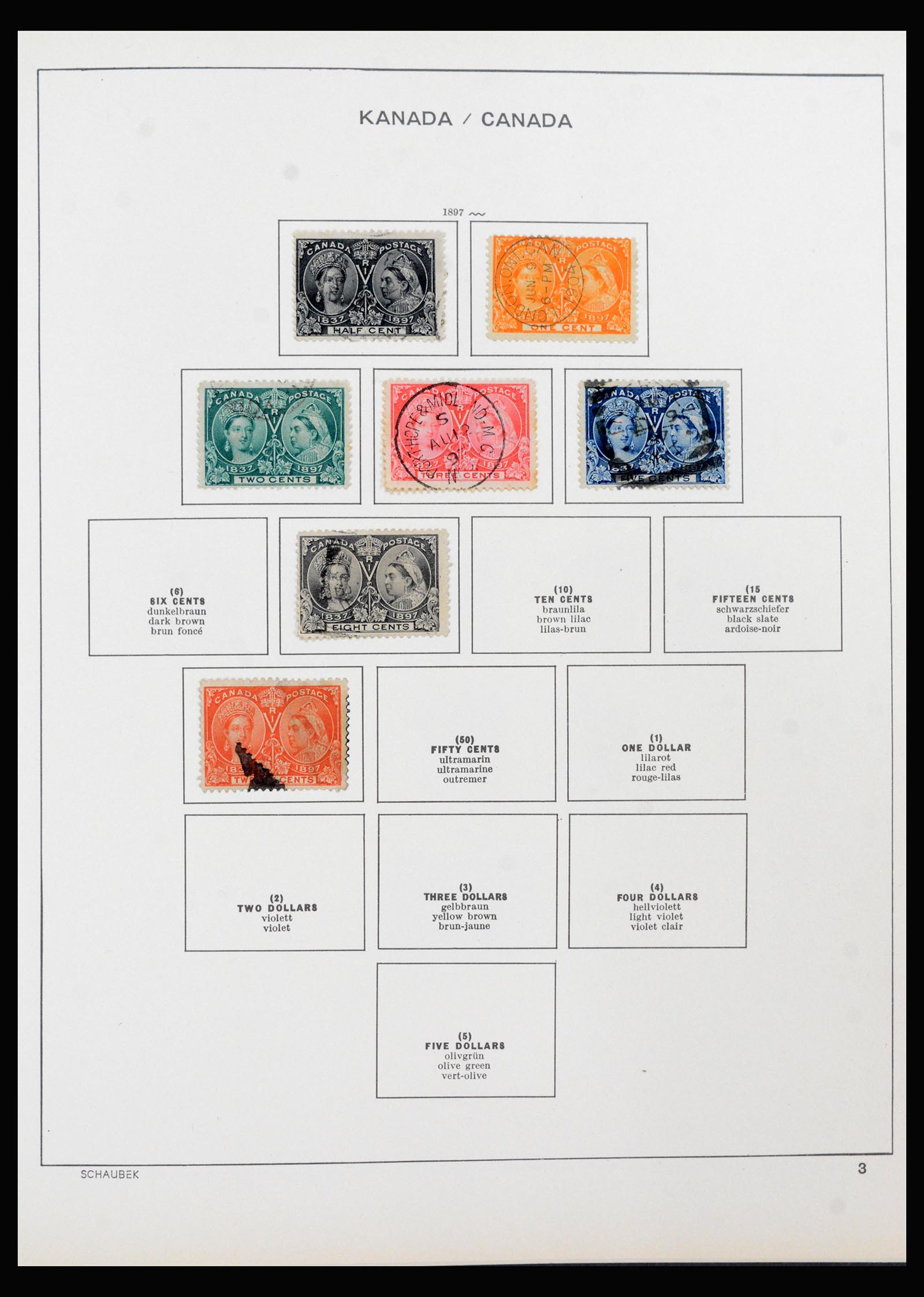 40251 0006 - Stamp collection 40251 Canada 1859-1986.