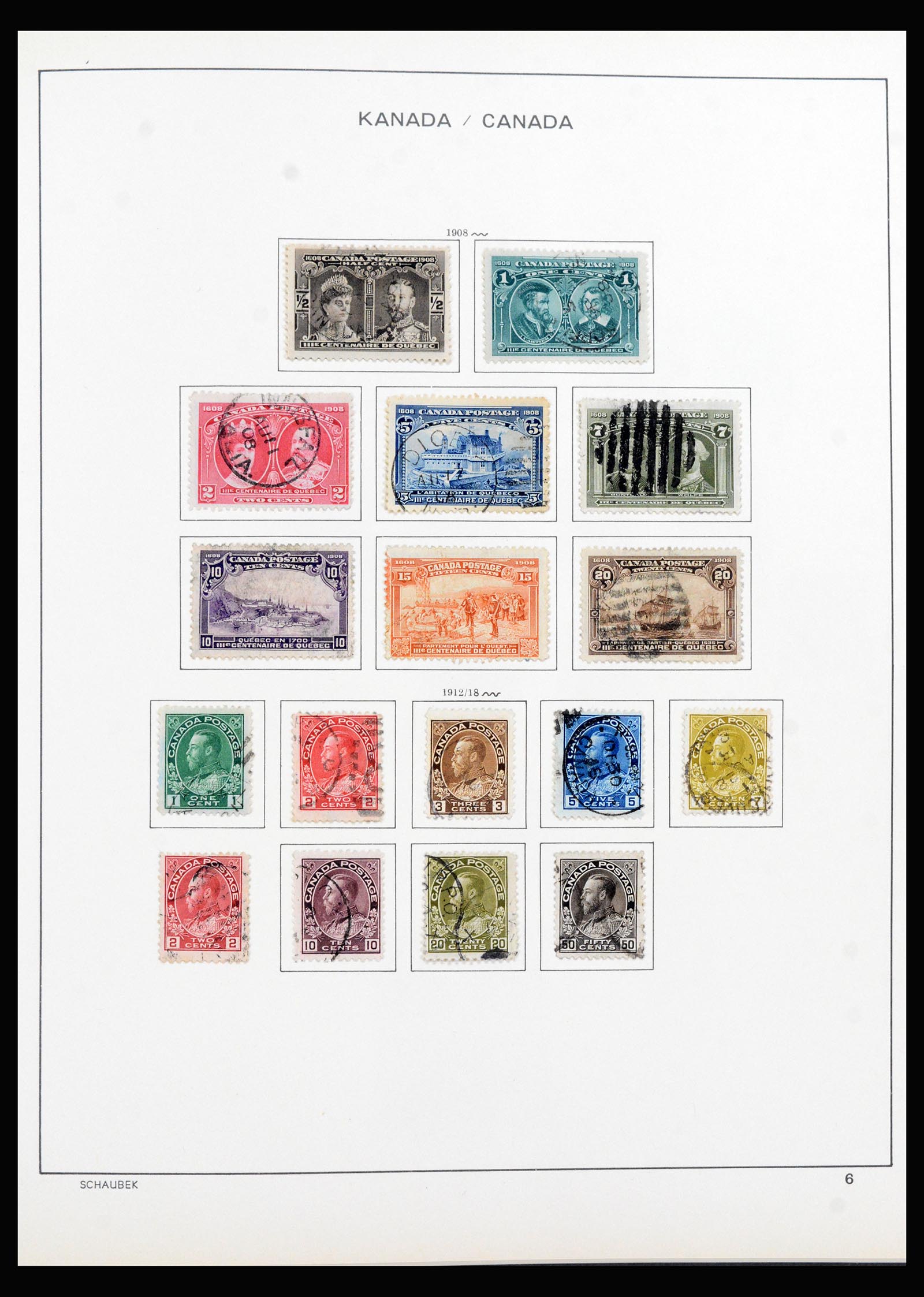 40251 0010 - Stamp collection 40251 Canada 1859-1986.