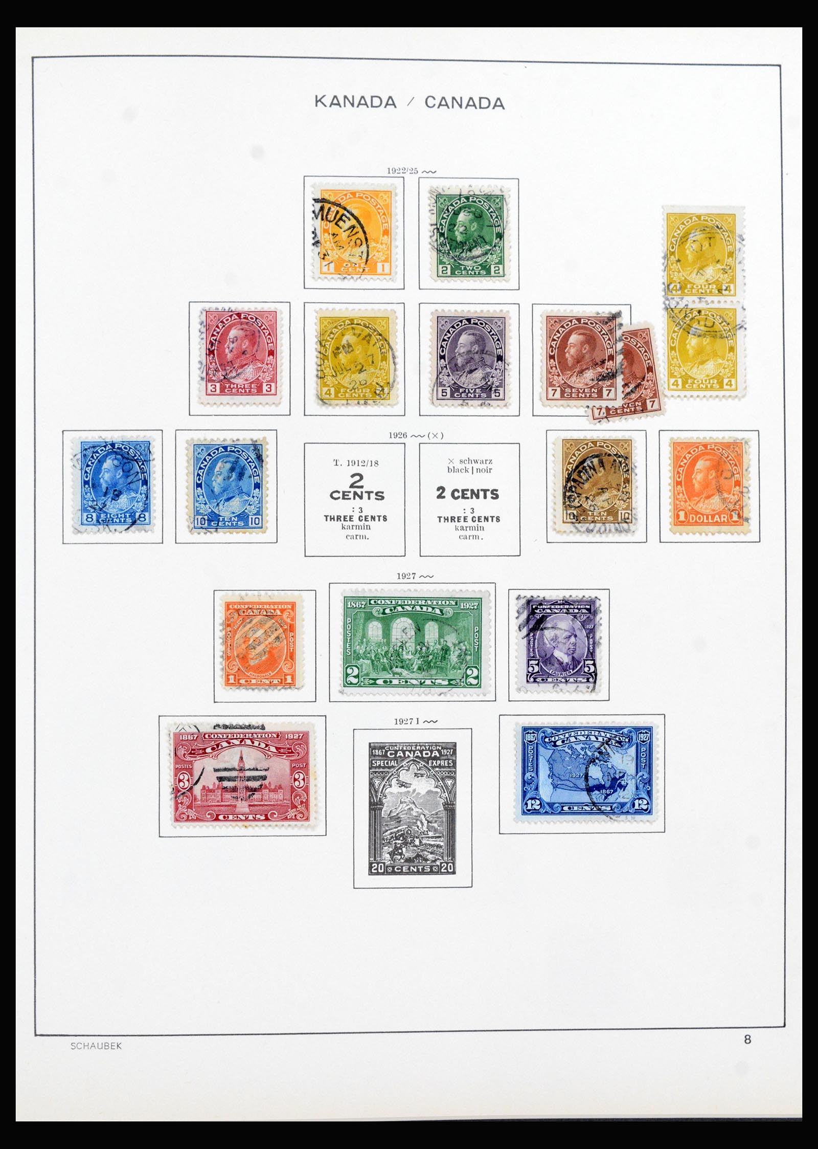40251 0014 - Stamp collection 40251 Canada 1859-1986.