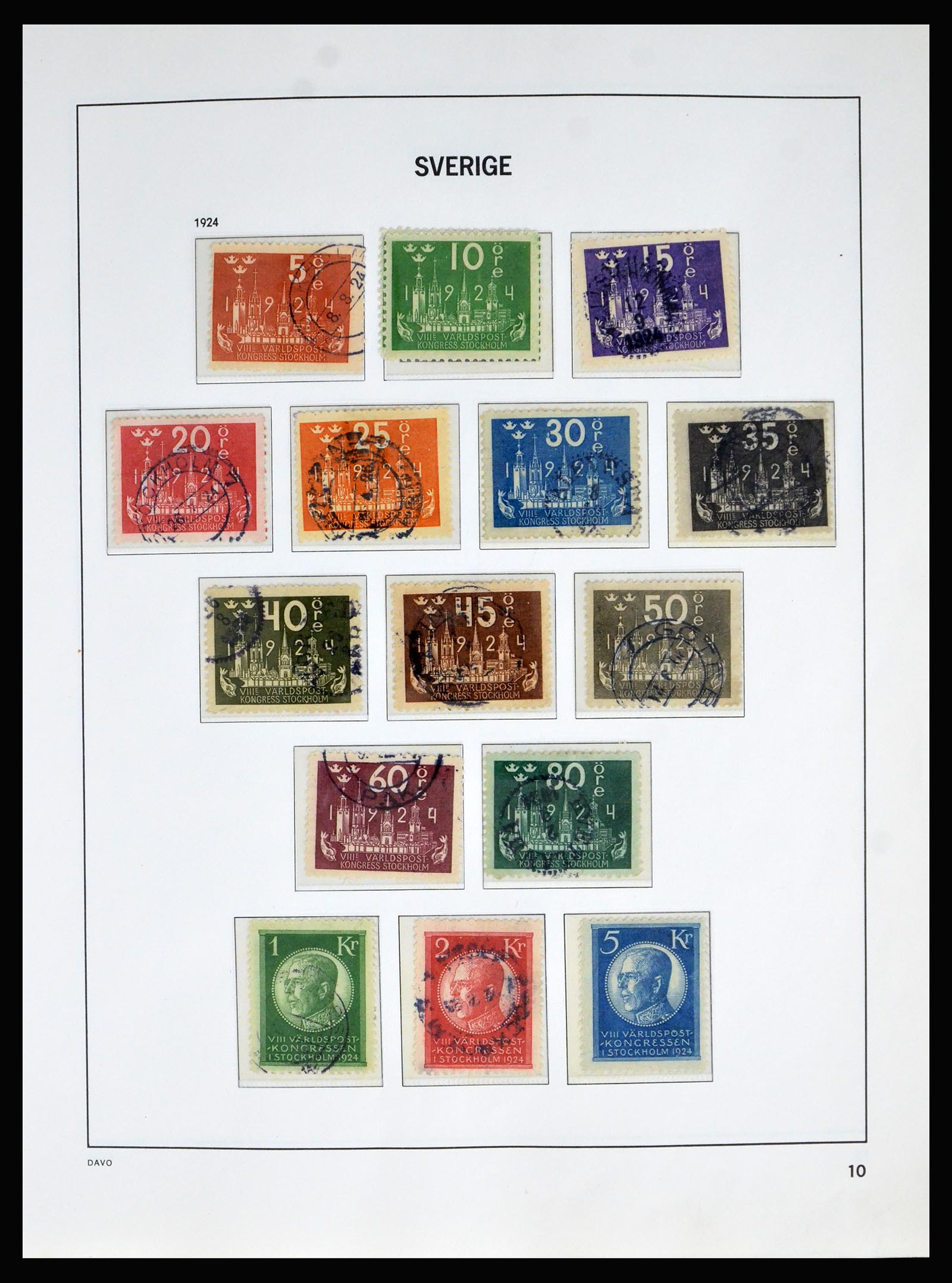 40256 0011 - Postzegelverzameling 40256 Zweden 1855-1985.