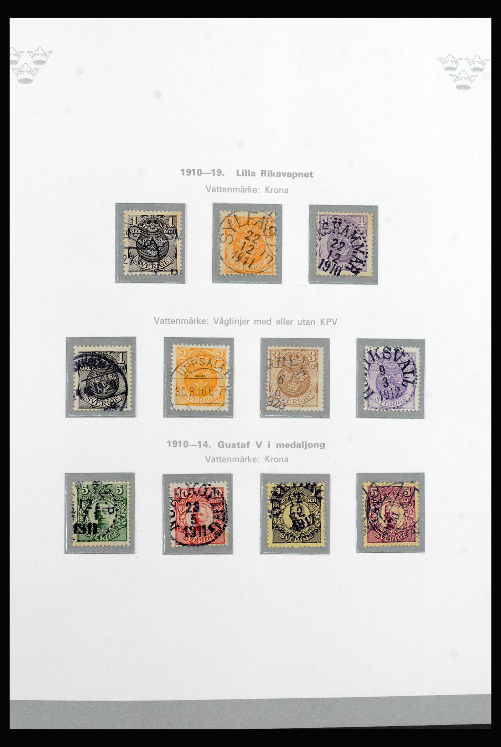40257 0010 - Postzegelverzameling 40257 Zweden compleet 1855-1980.