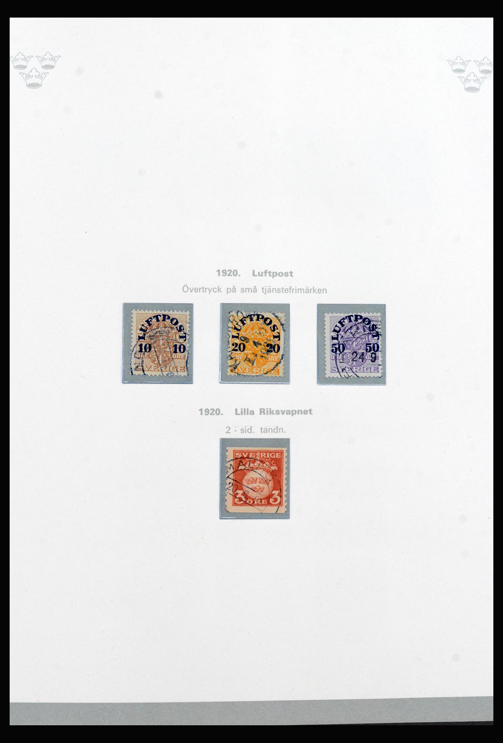 40257 0016 - Postzegelverzameling 40257 Zweden compleet 1855-1980.