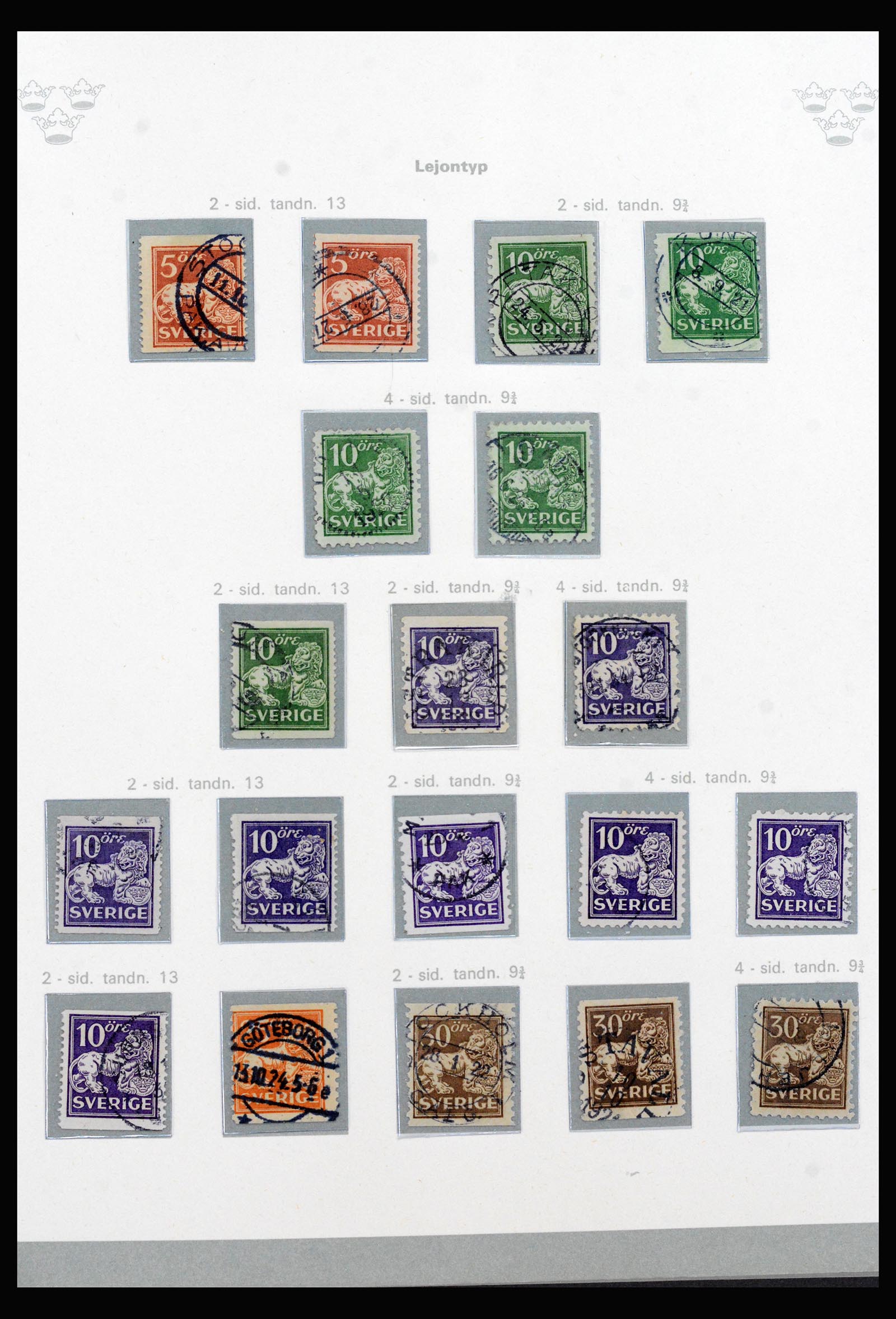 40257 0018 - Postzegelverzameling 40257 Zweden compleet 1855-1980.