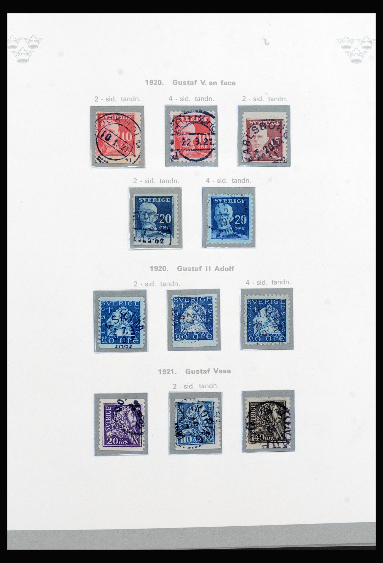 40257 0019 - Postzegelverzameling 40257 Zweden compleet 1855-1980.