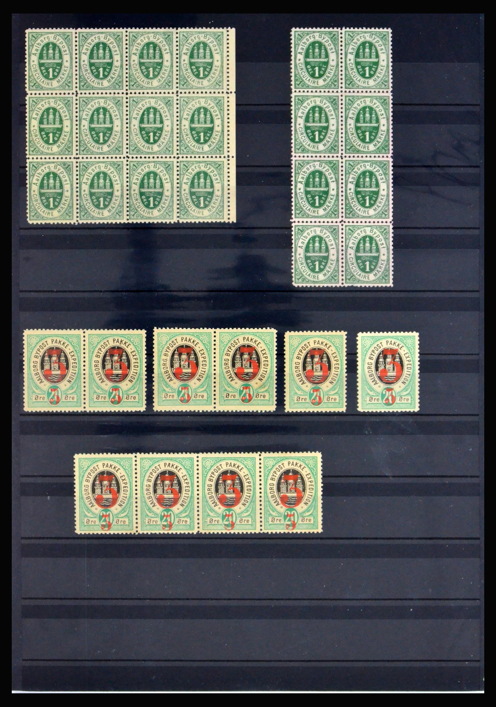 40259 0004 - Postzegel verzameling 40259 Denemarken lokaalpost 1879-1900.