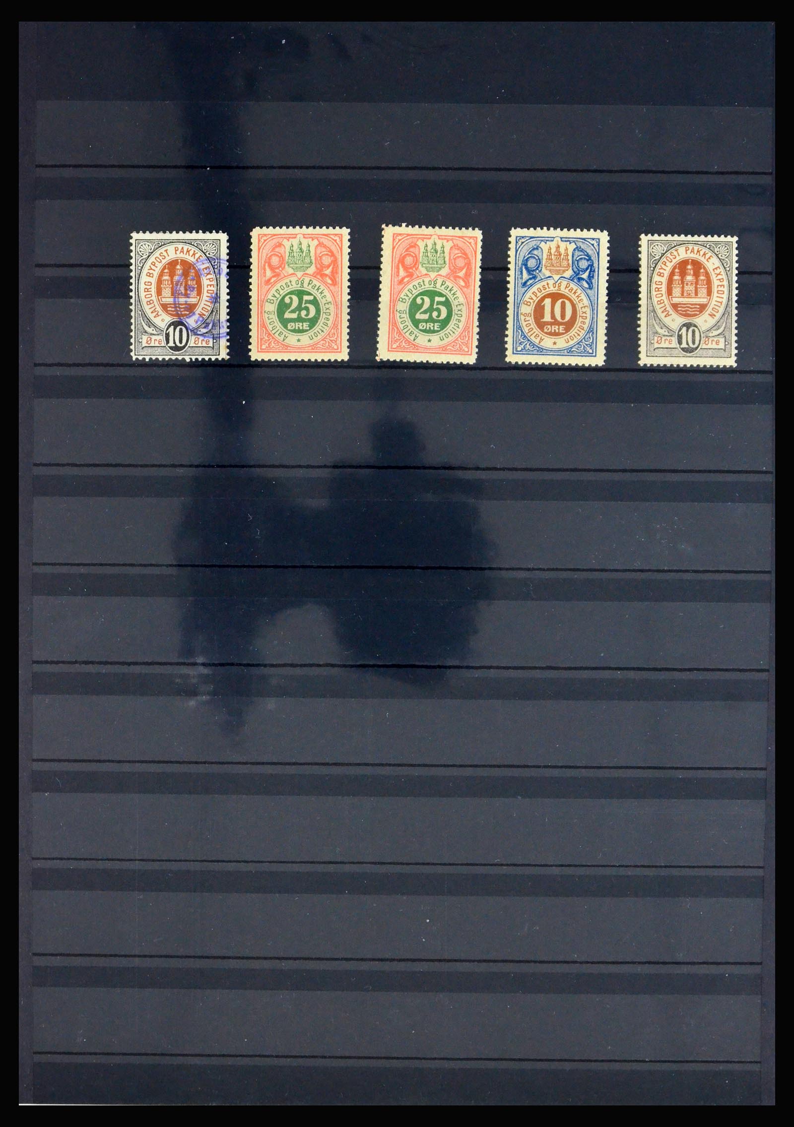 40259 0008 - Postzegel verzameling 40259 Denemarken lokaalpost 1879-1900.