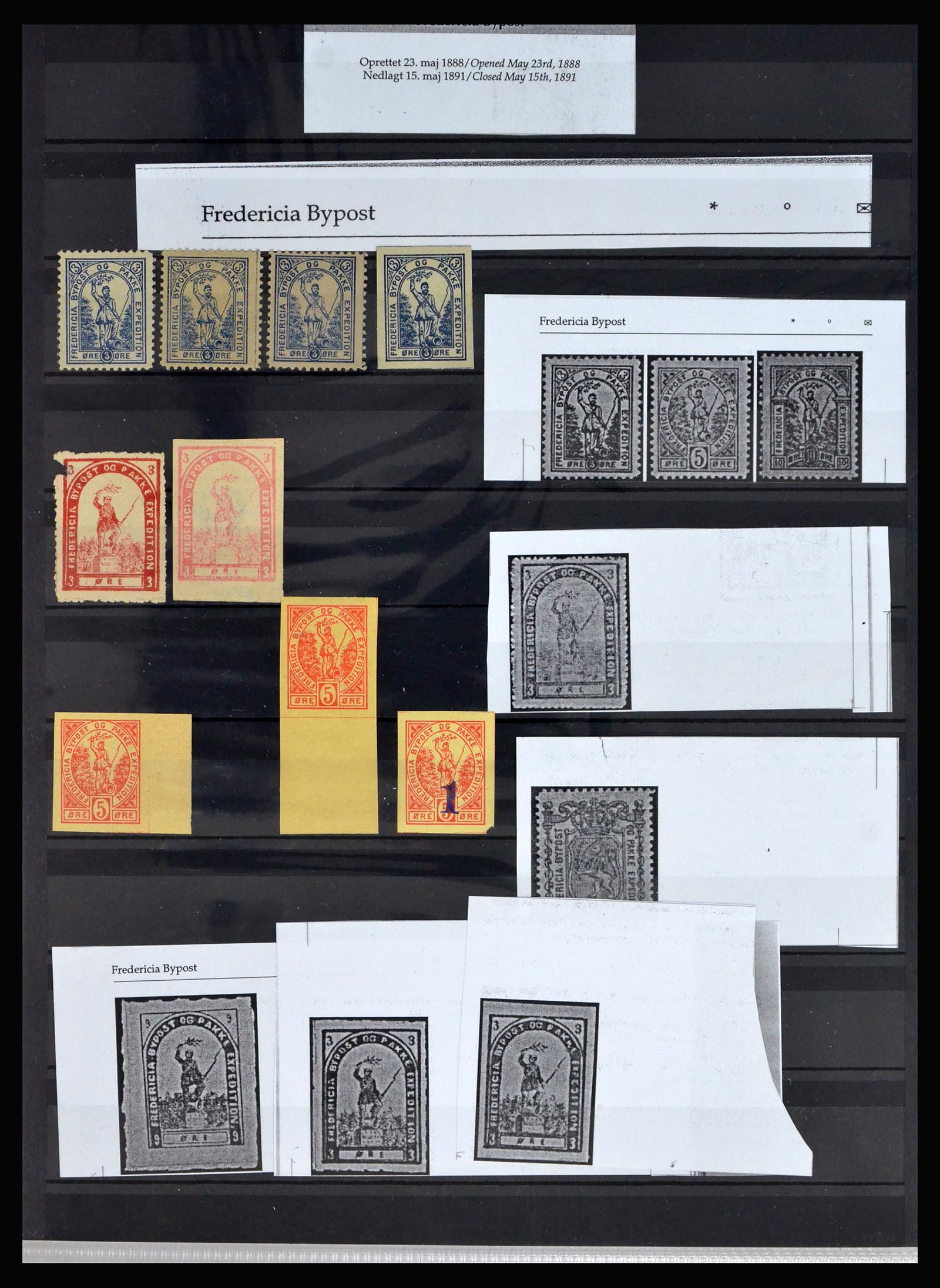 40259 0010 - Postzegel verzameling 40259 Denemarken lokaalpost 1879-1900.