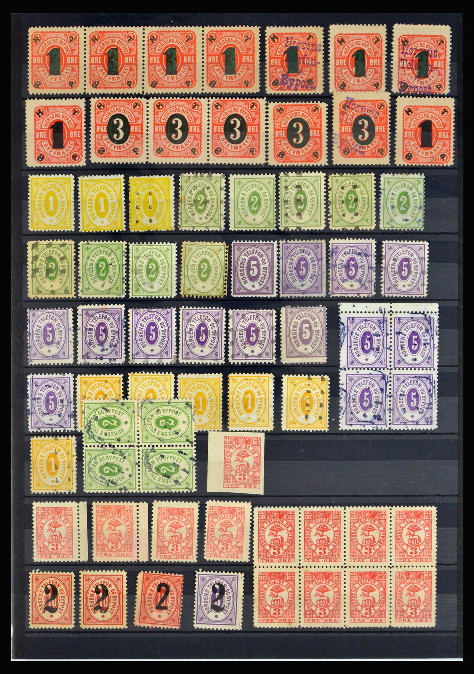 40259 0012 - Postzegel verzameling 40259 Denemarken lokaalpost 1879-1900.