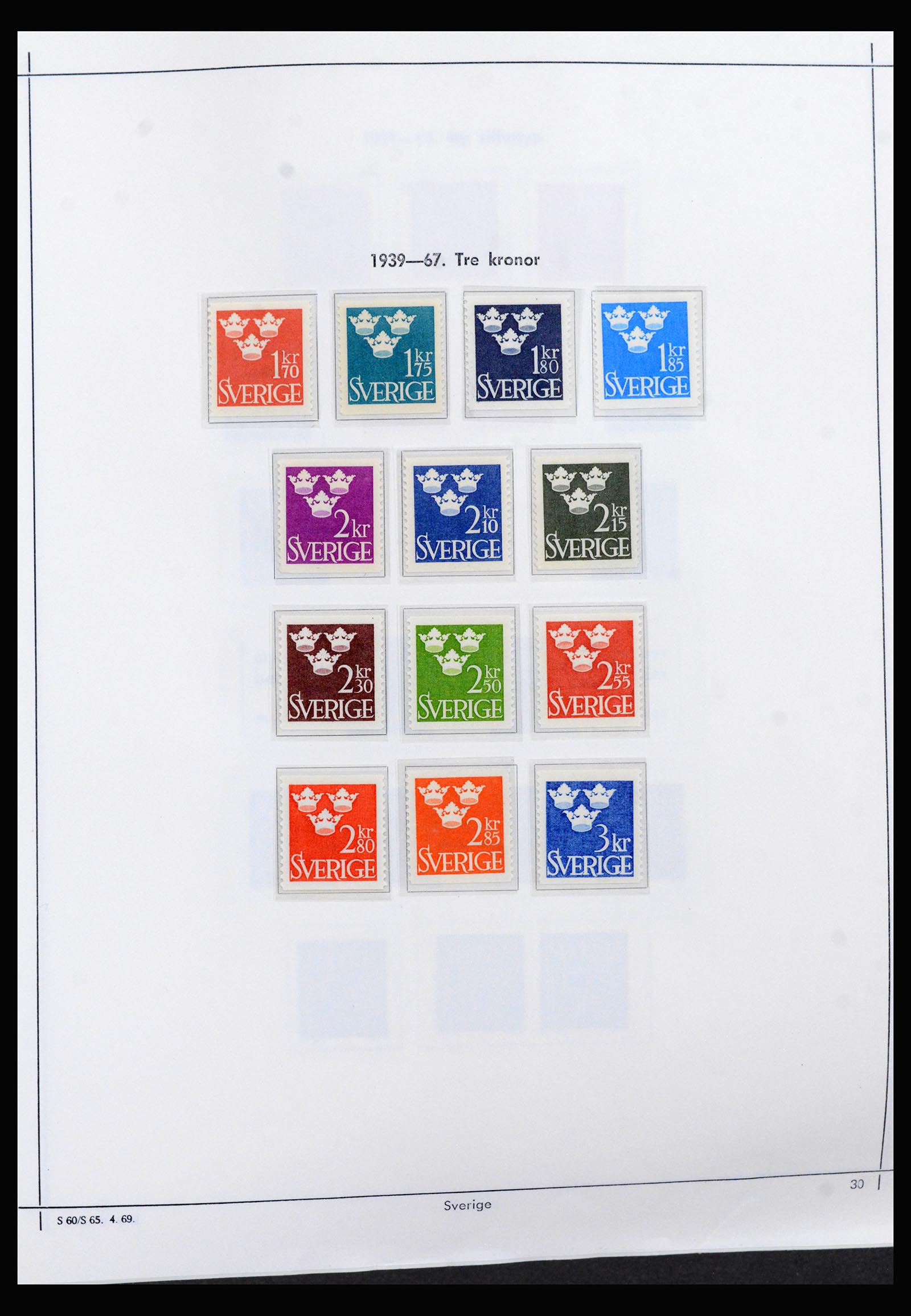 40261 0002 - Stamp collection 40261 Sweden 1951-2003.