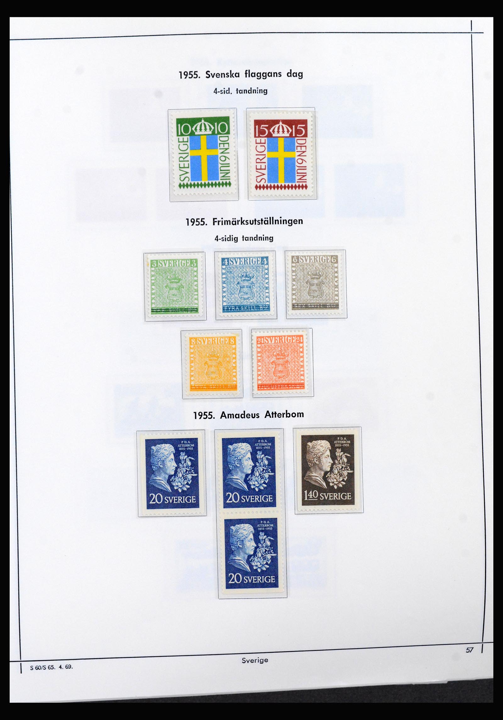 40261 0017 - Stamp collection 40261 Sweden 1951-2003.