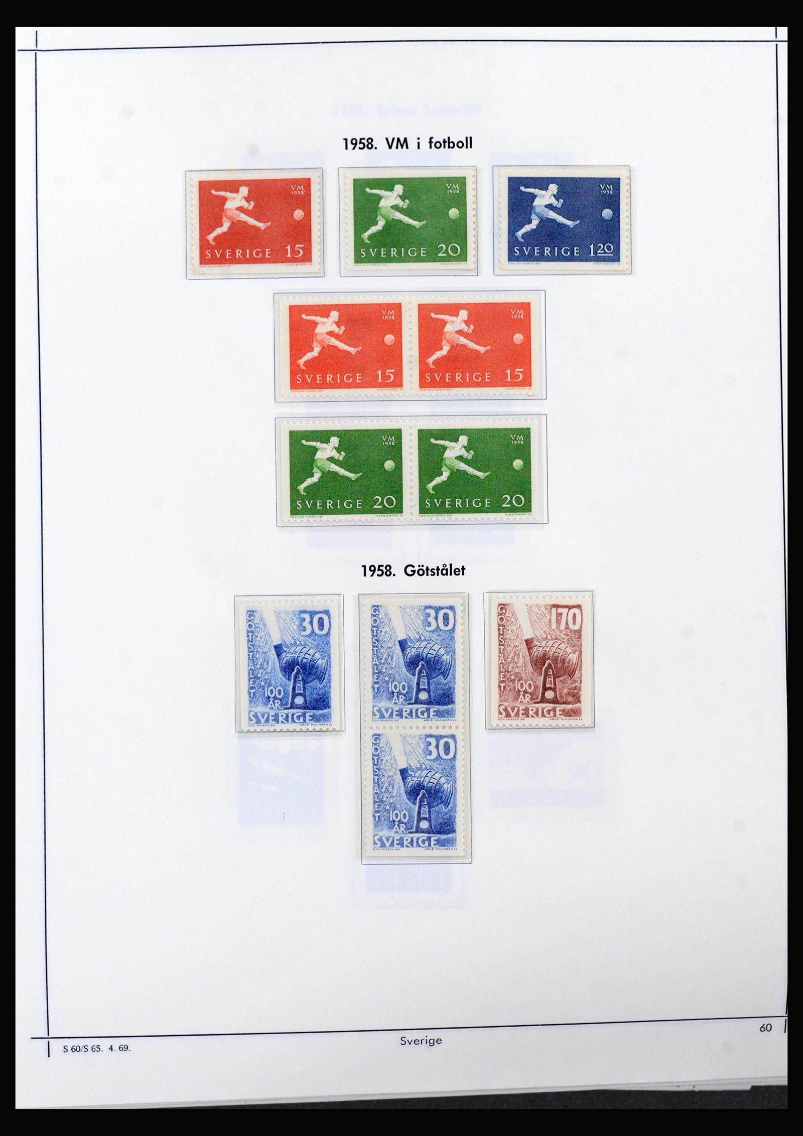 40261 0020 - Stamp collection 40261 Sweden 1951-2003.