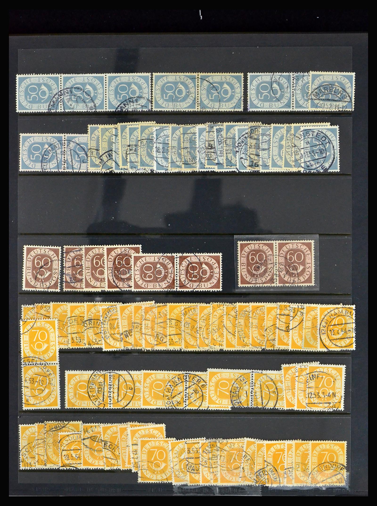 40262 0012 - Postzegelverzameling 40262 Bundespost 1948-1961.