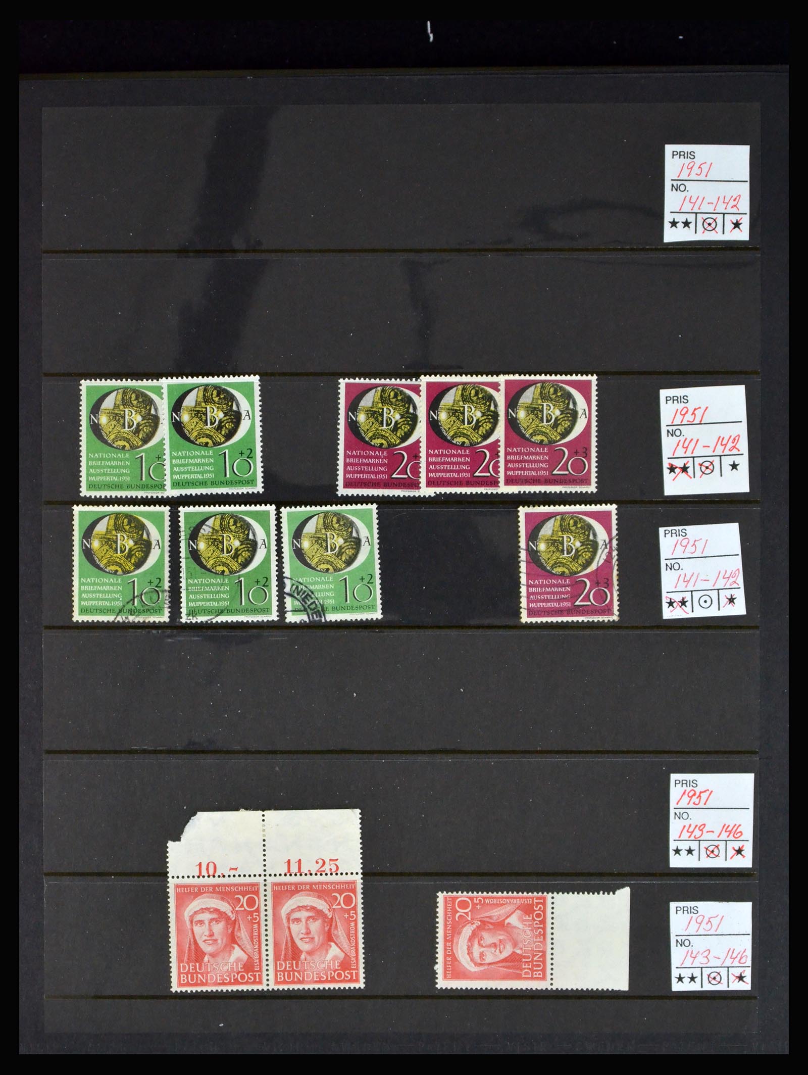40262 0016 - Postzegelverzameling 40262 Bundespost 1948-1961.