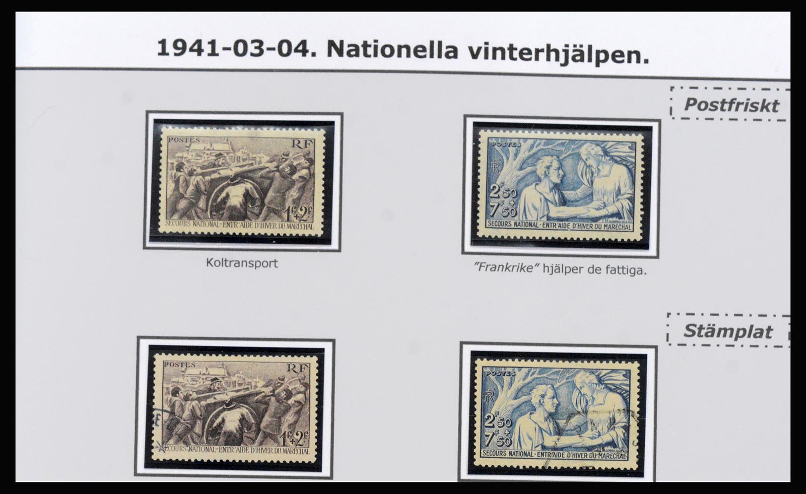 40264 0007 - Stamp collection 40264 France red cross 1914-1999.