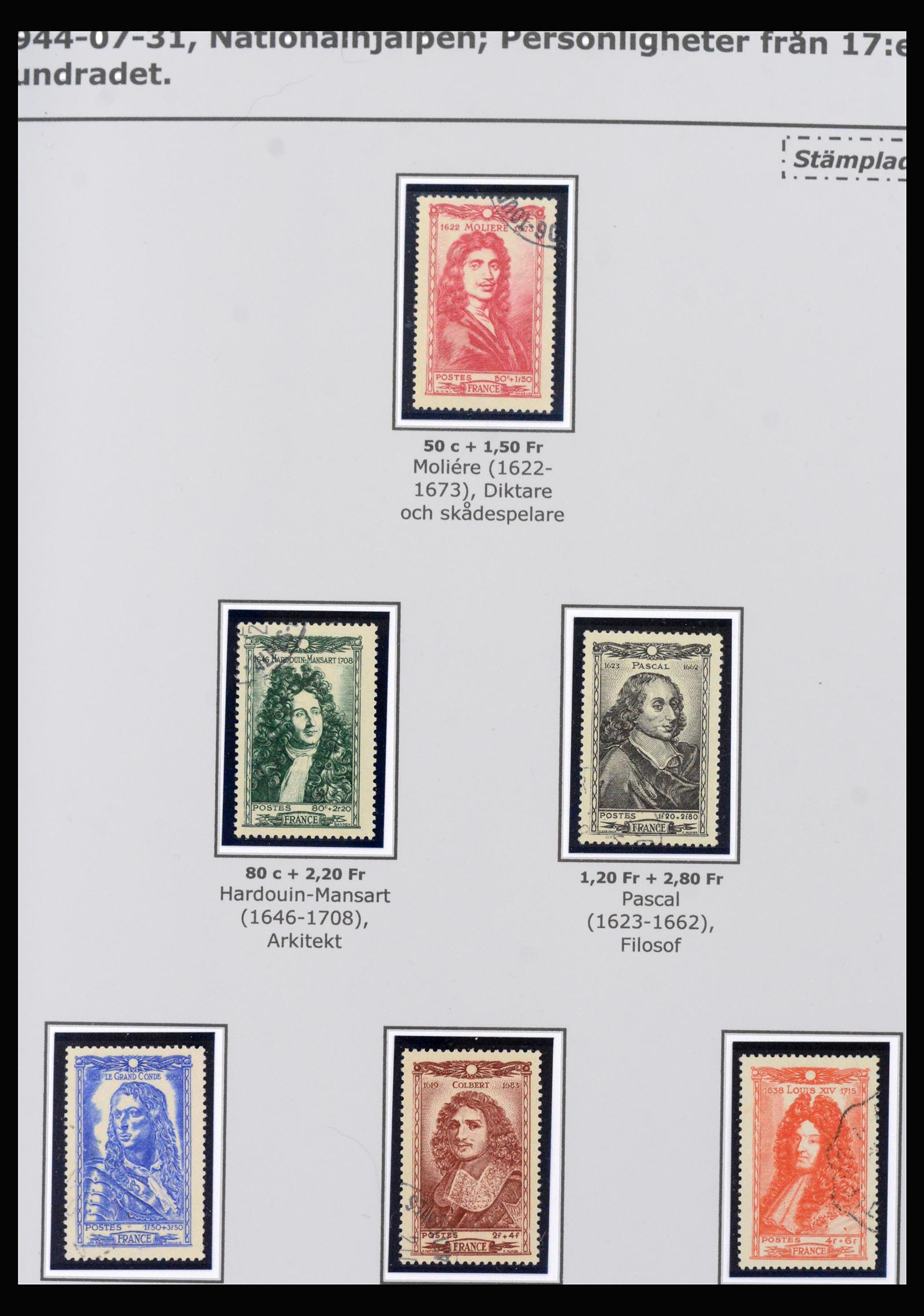 40264 0013 - Stamp collection 40264 France red cross 1914-1999.