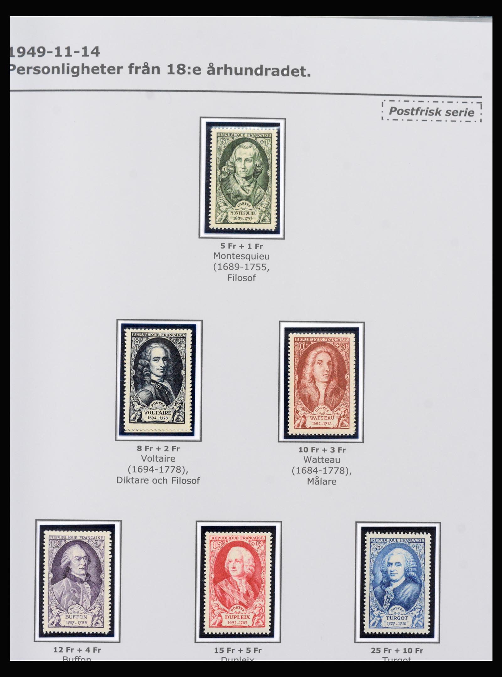40264 0019 - Stamp collection 40264 France red cross 1914-1999.