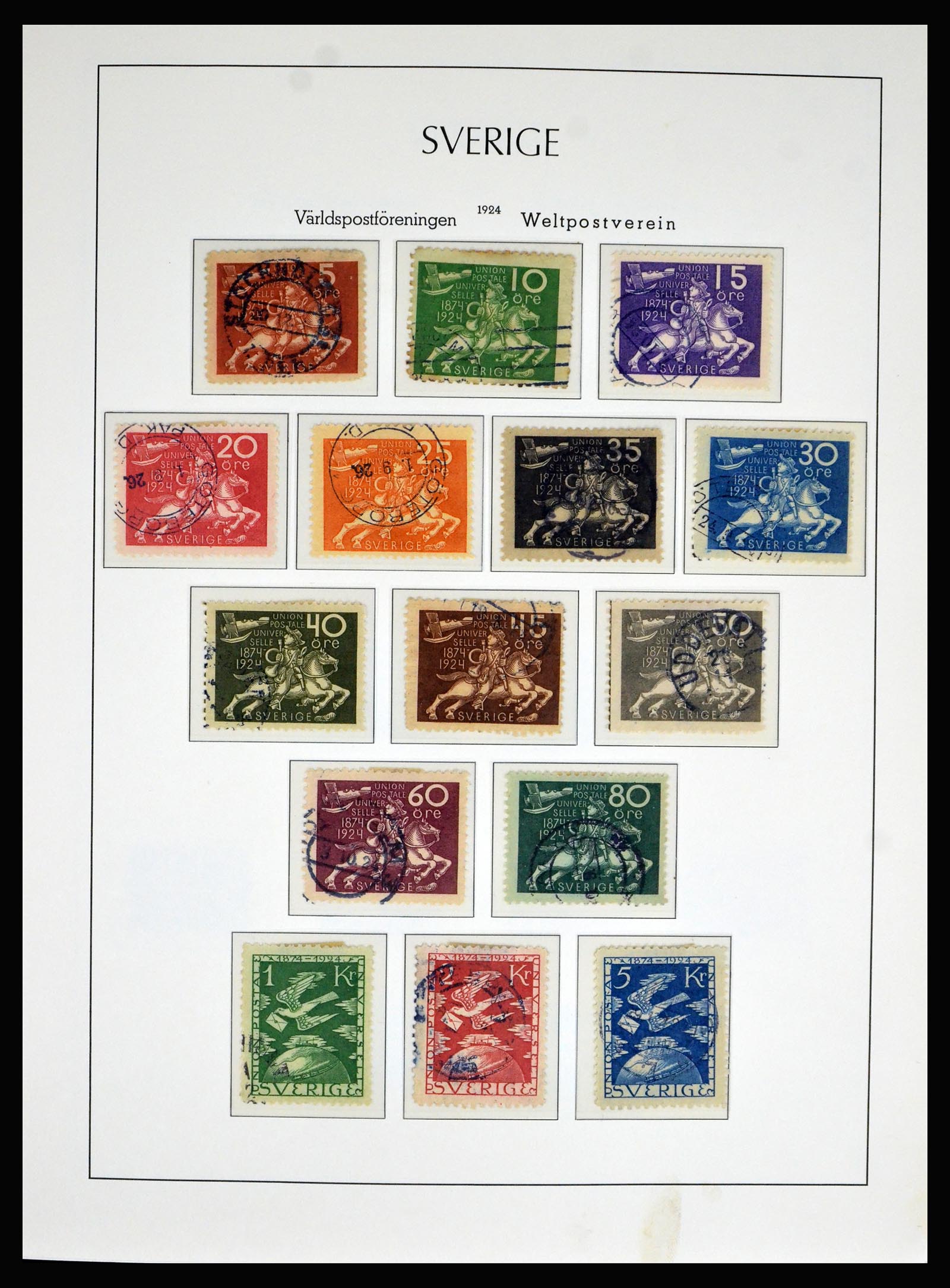40266 0015 - Postzegel verzameling 40266 Zweden 1855-1959.