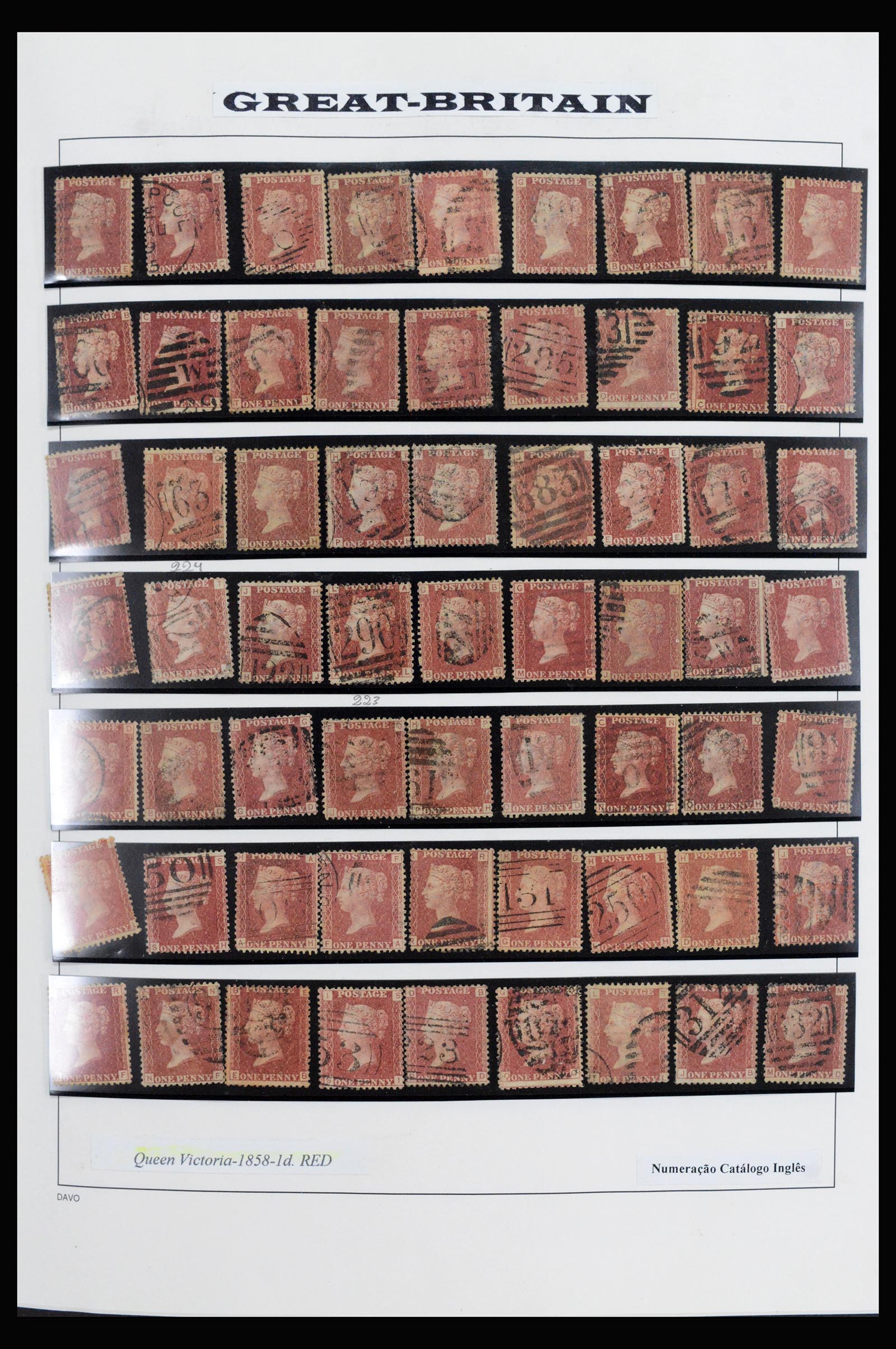 40270 0003 - Postzegel verzameling 40270 Engeland 1840-1970.