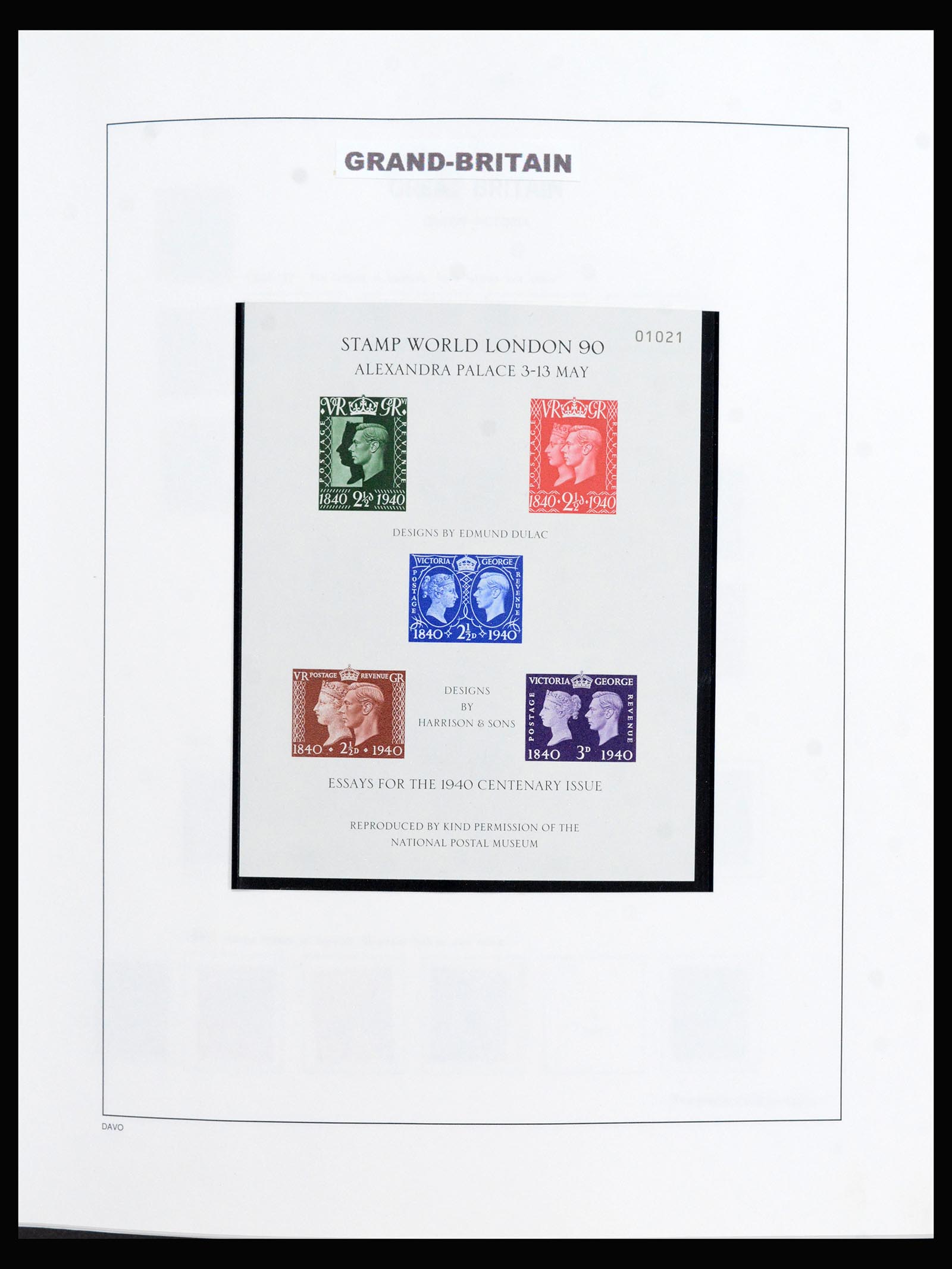 40270 0007 - Postzegel verzameling 40270 Engeland 1840-1970.