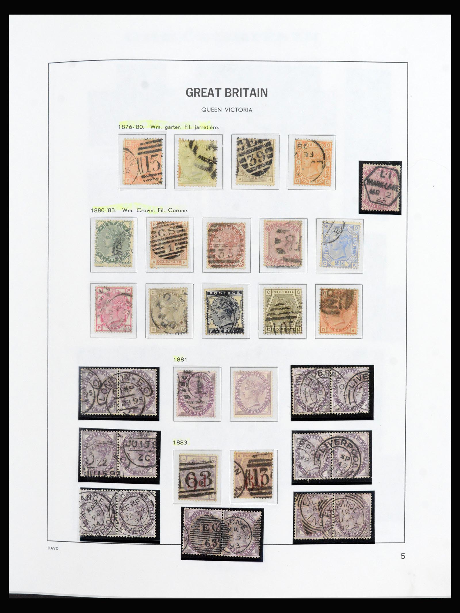 40270 0015 - Postzegel verzameling 40270 Engeland 1840-1970.