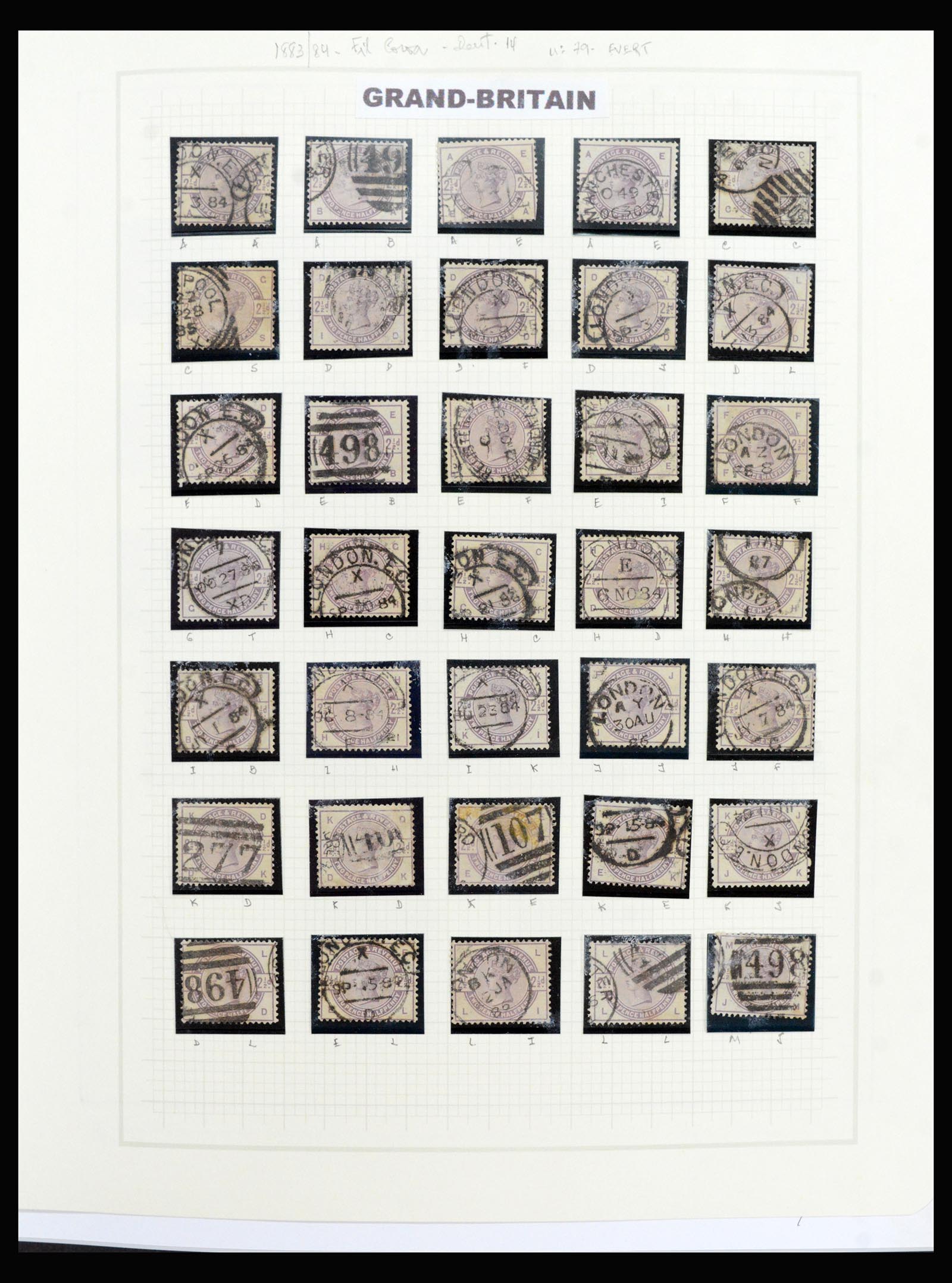 40270 0018 - Postzegel verzameling 40270 Engeland 1840-1970.