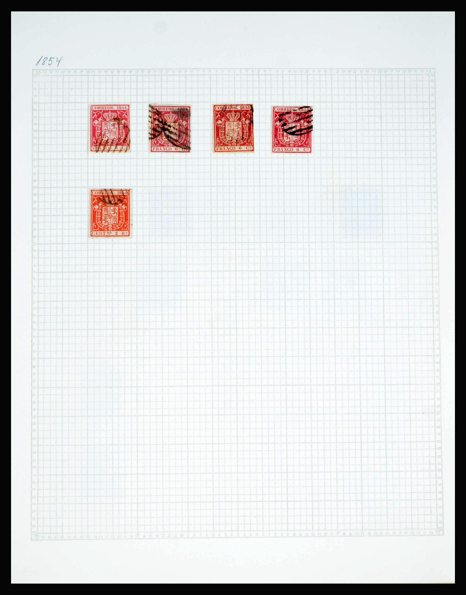 40271 0005 - Postzegelverzameling 40271 Spanje 1850-1900.