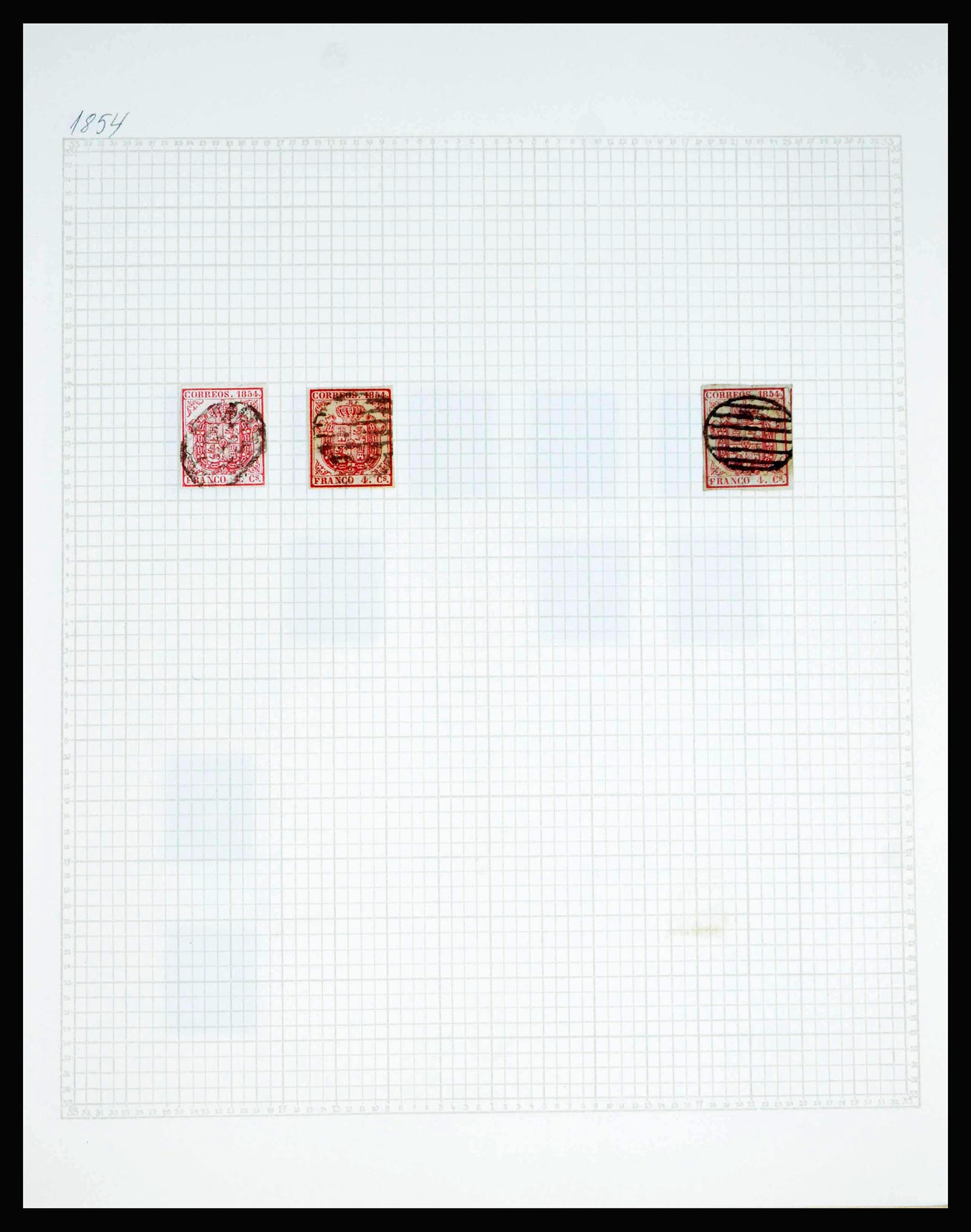 40271 0006 - Postzegelverzameling 40271 Spanje 1850-1900.