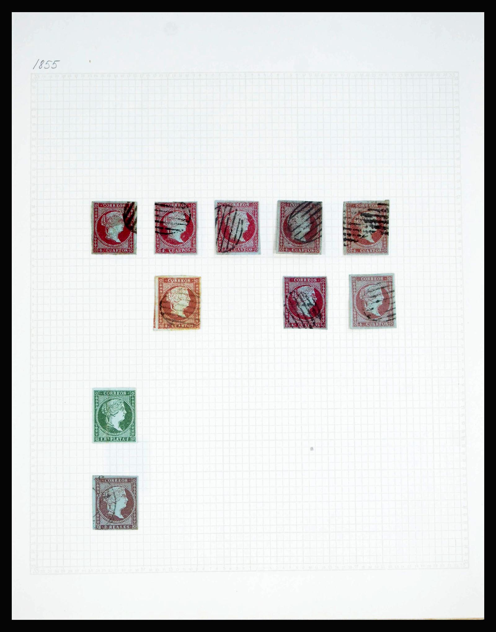 40271 0007 - Postzegelverzameling 40271 Spanje 1850-1900.