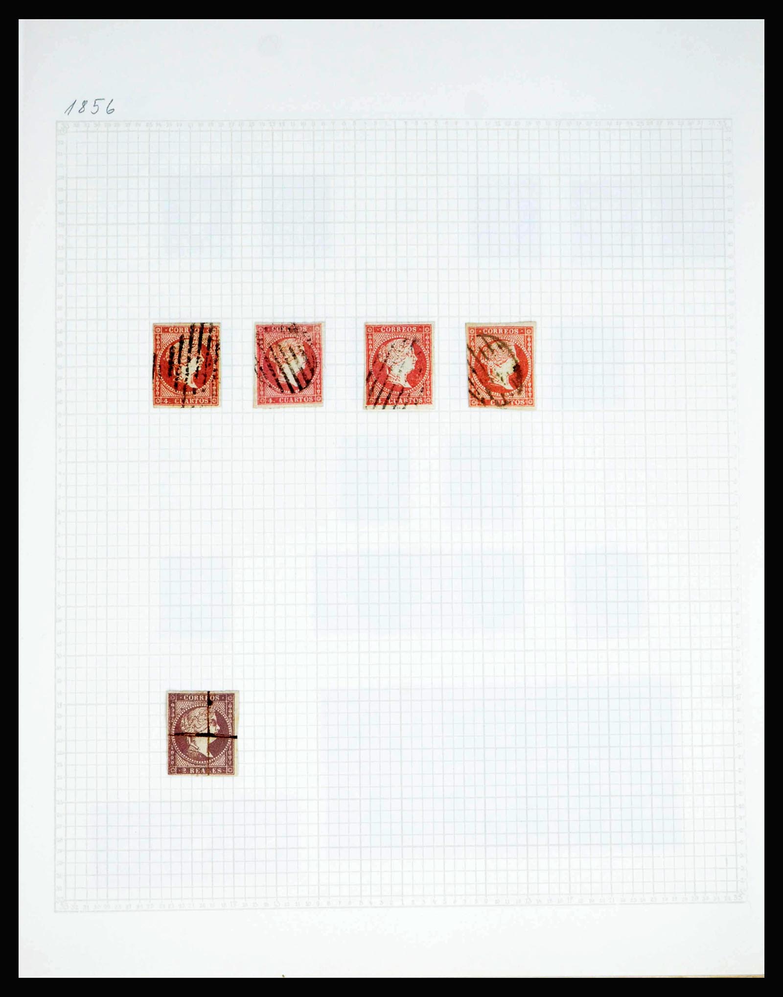 40271 0008 - Postzegelverzameling 40271 Spanje 1850-1900.