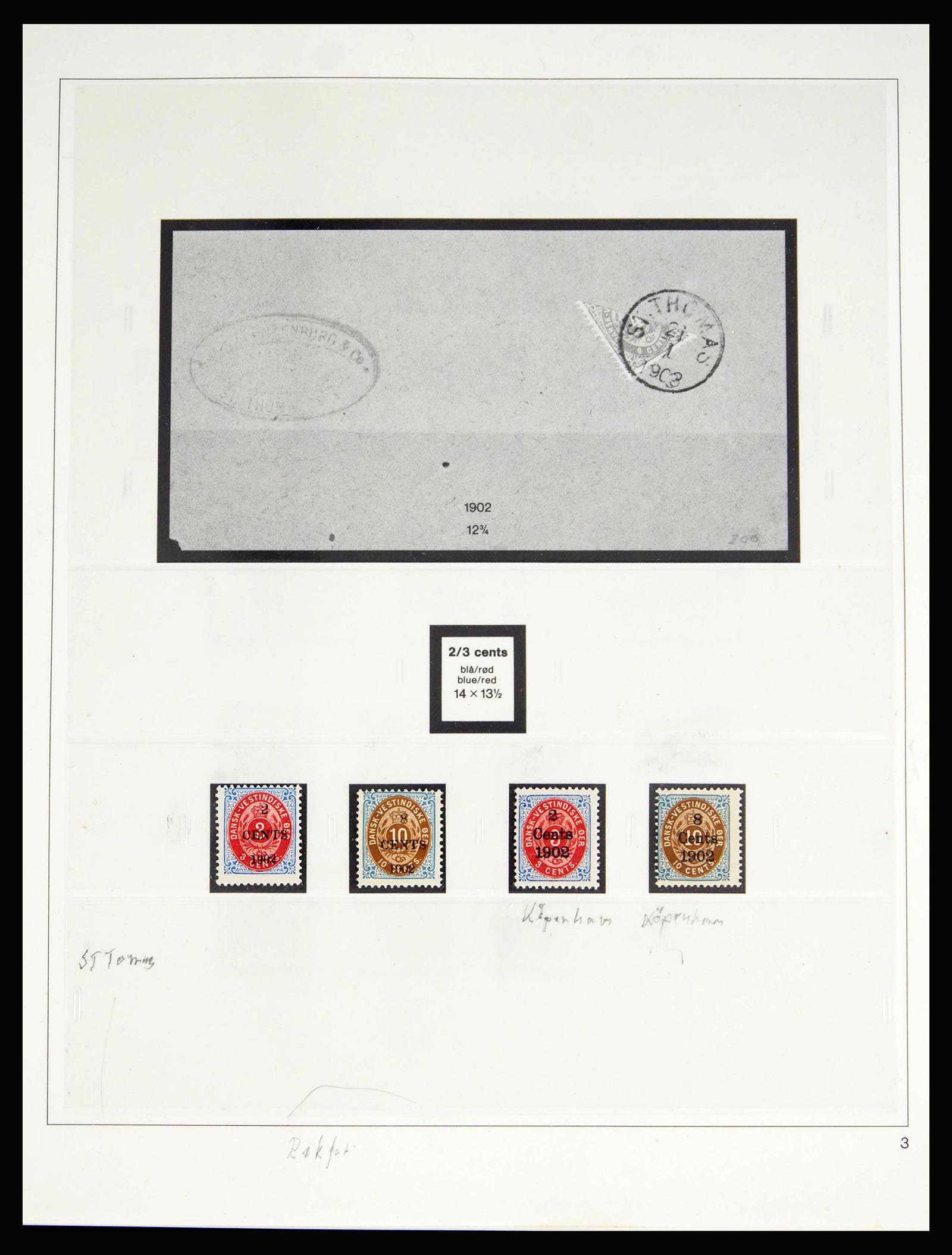 40273 0003 - Stamp collection 40273 Danish West Indies 1855-1916. 40273 0003 - Stamp collection 40273 Danish West Indies 1855-1916.
