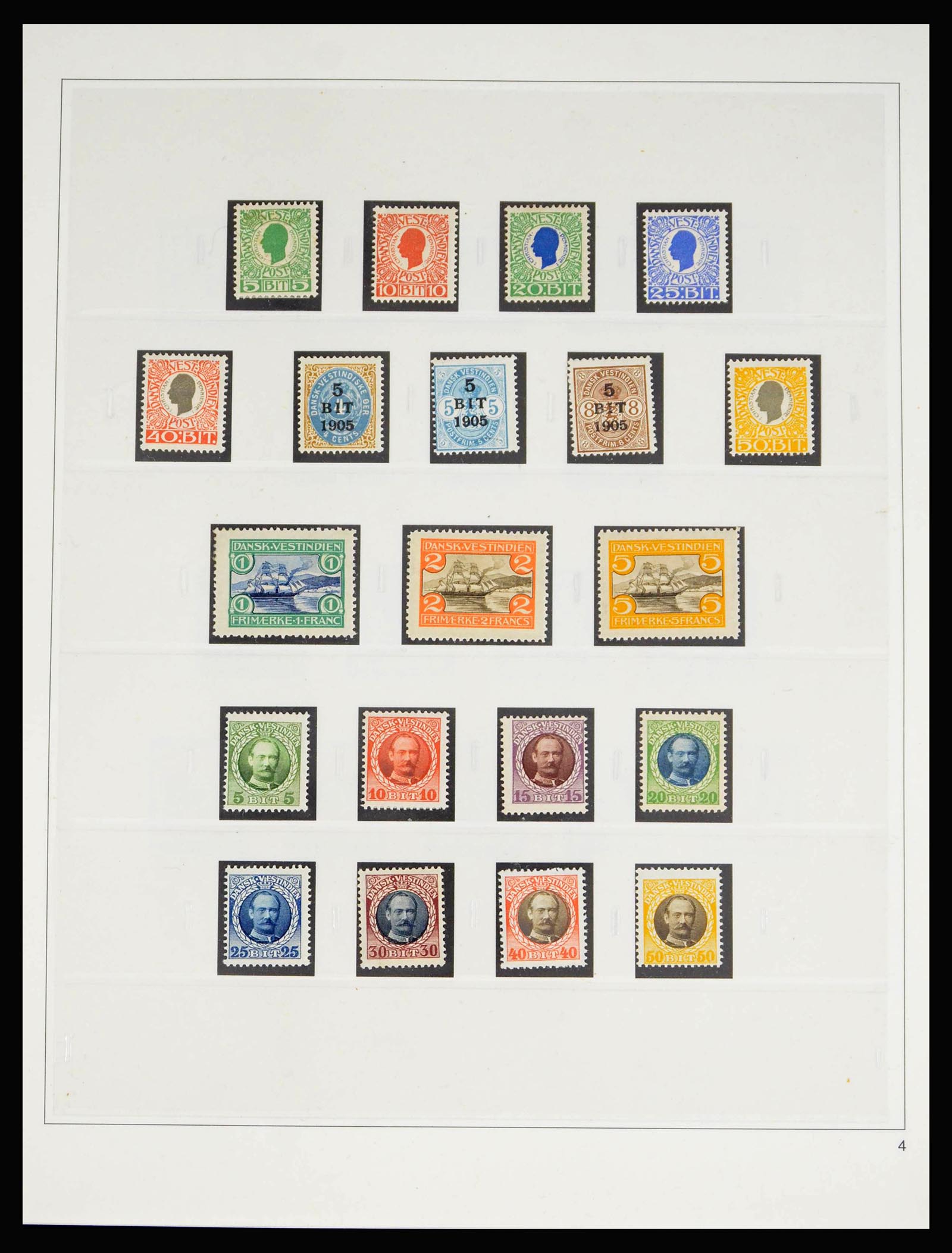 40273 0004 - Stamp collection 40273 Danish West Indies 1855-1916. 40273 0004 - Stamp collection 40273 Danish West Indies 1855-1916.